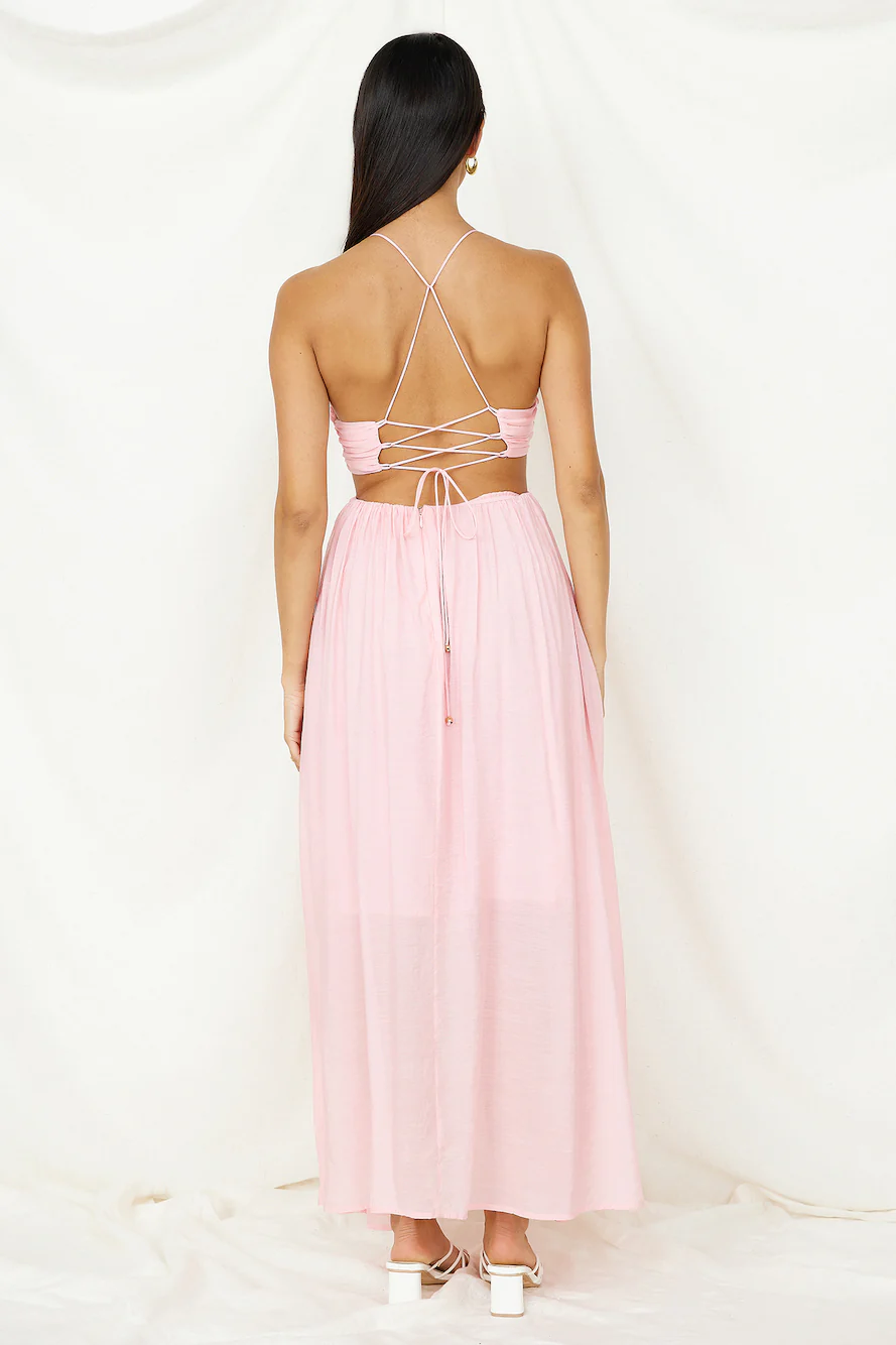 Sahara Journey Maxi Dress Blush
