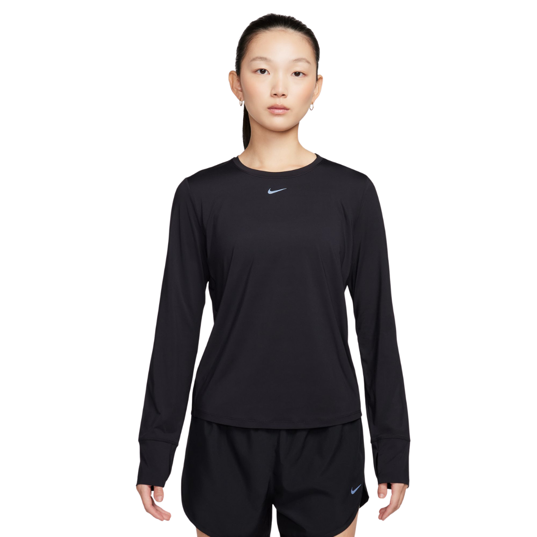 NIKE One Classic Long Sleeve Women's Round Neck Black FN2802-010