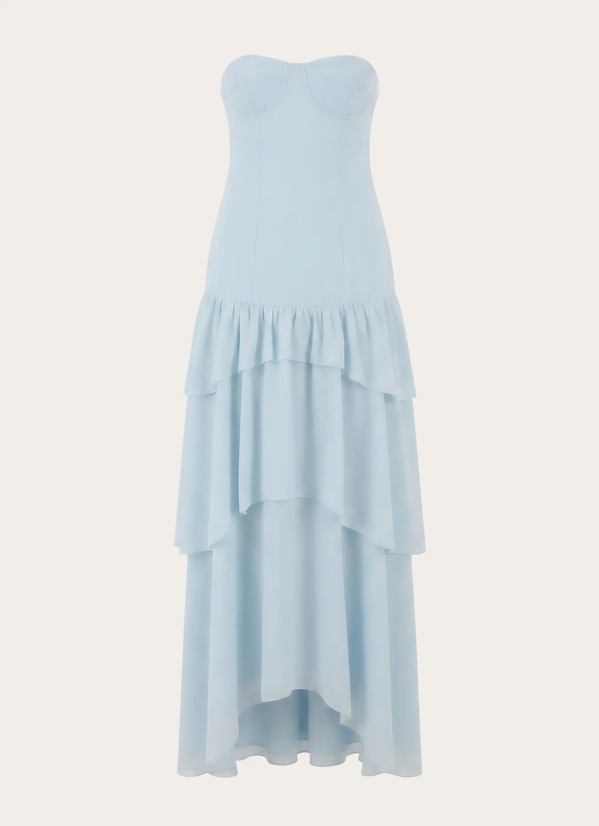 Sharn Strapless Maxi Dress - Blue