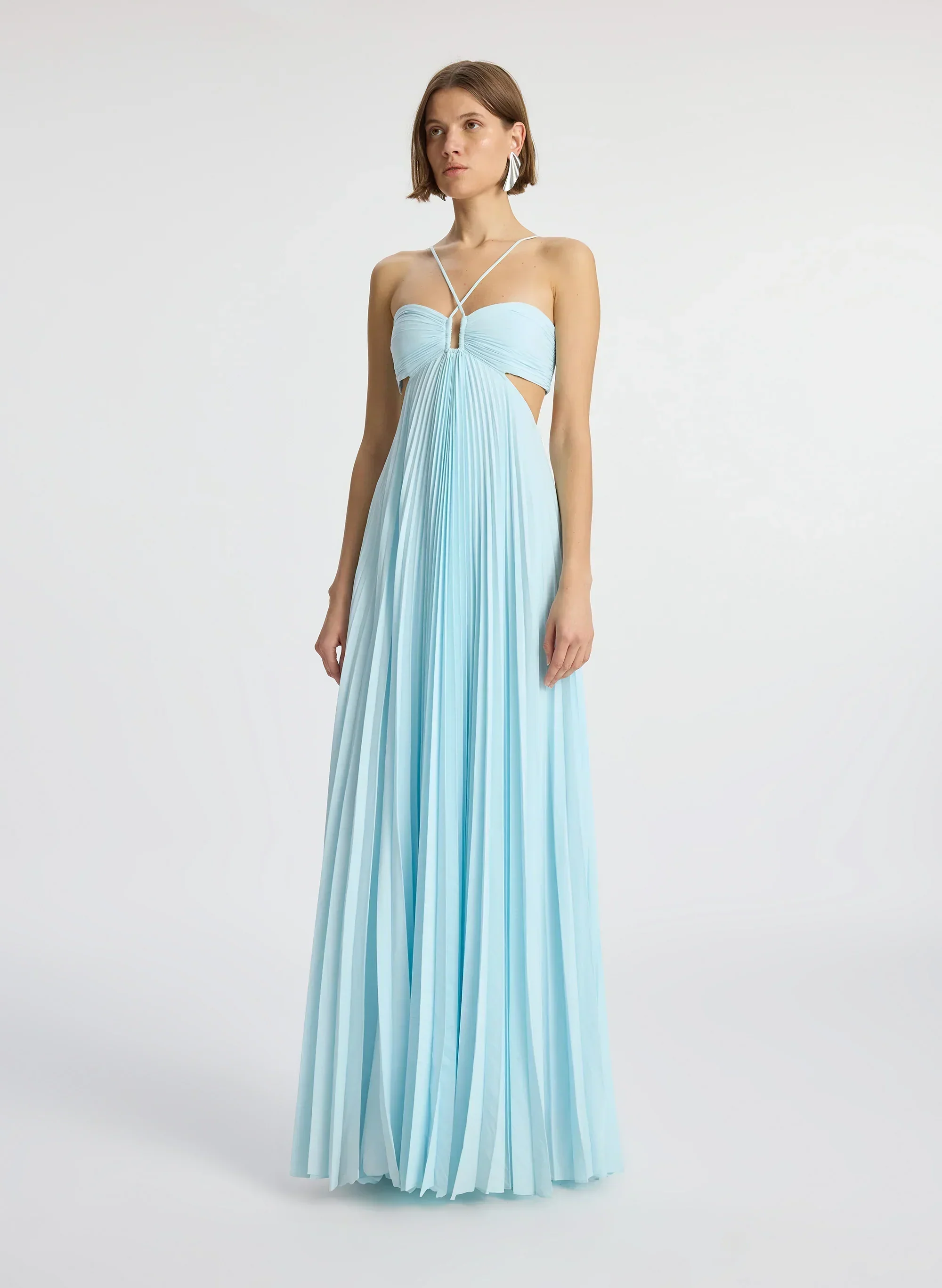 Moira Matte Pleated Dress - luluinthesky