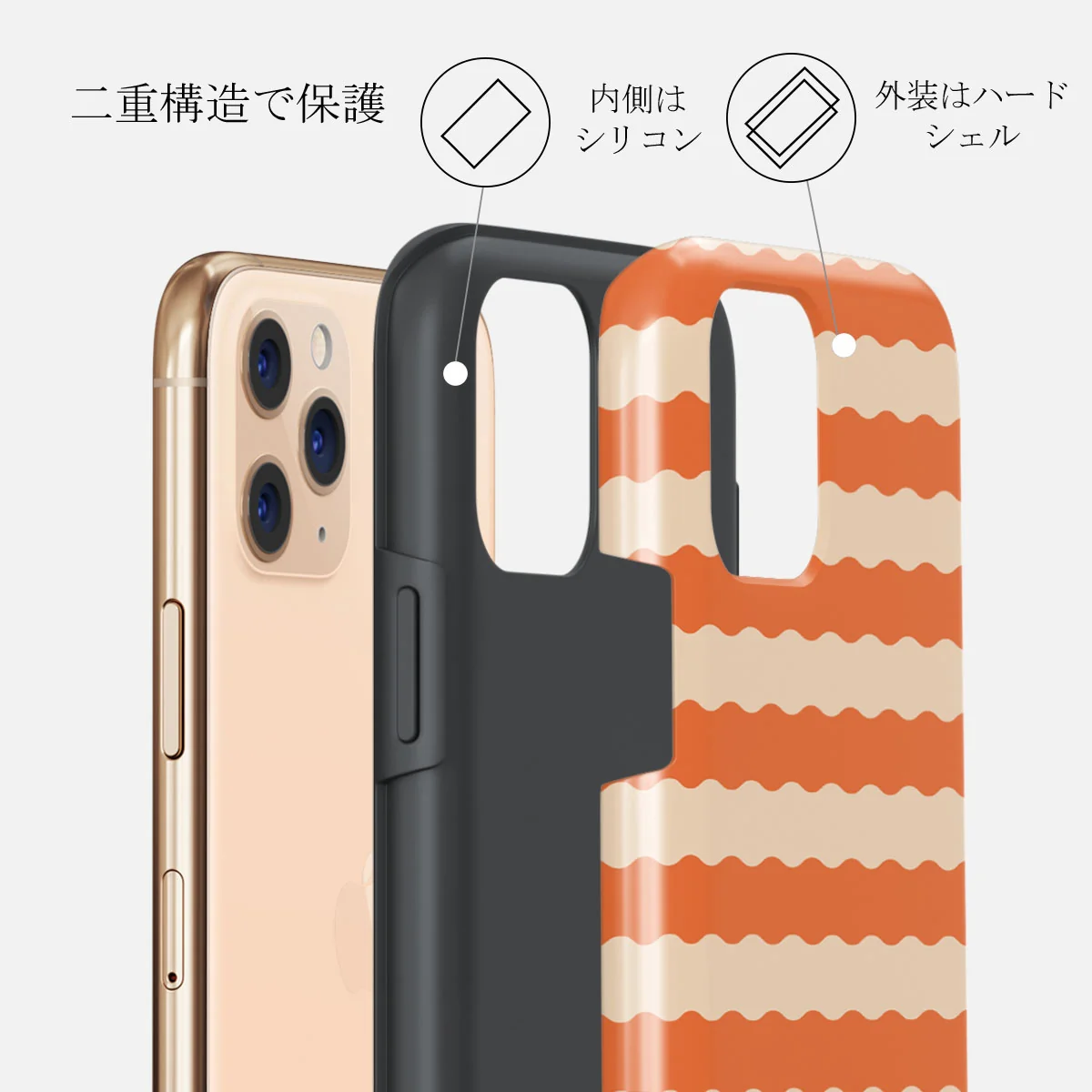 Papaya - iPhone 11 Pro ケース