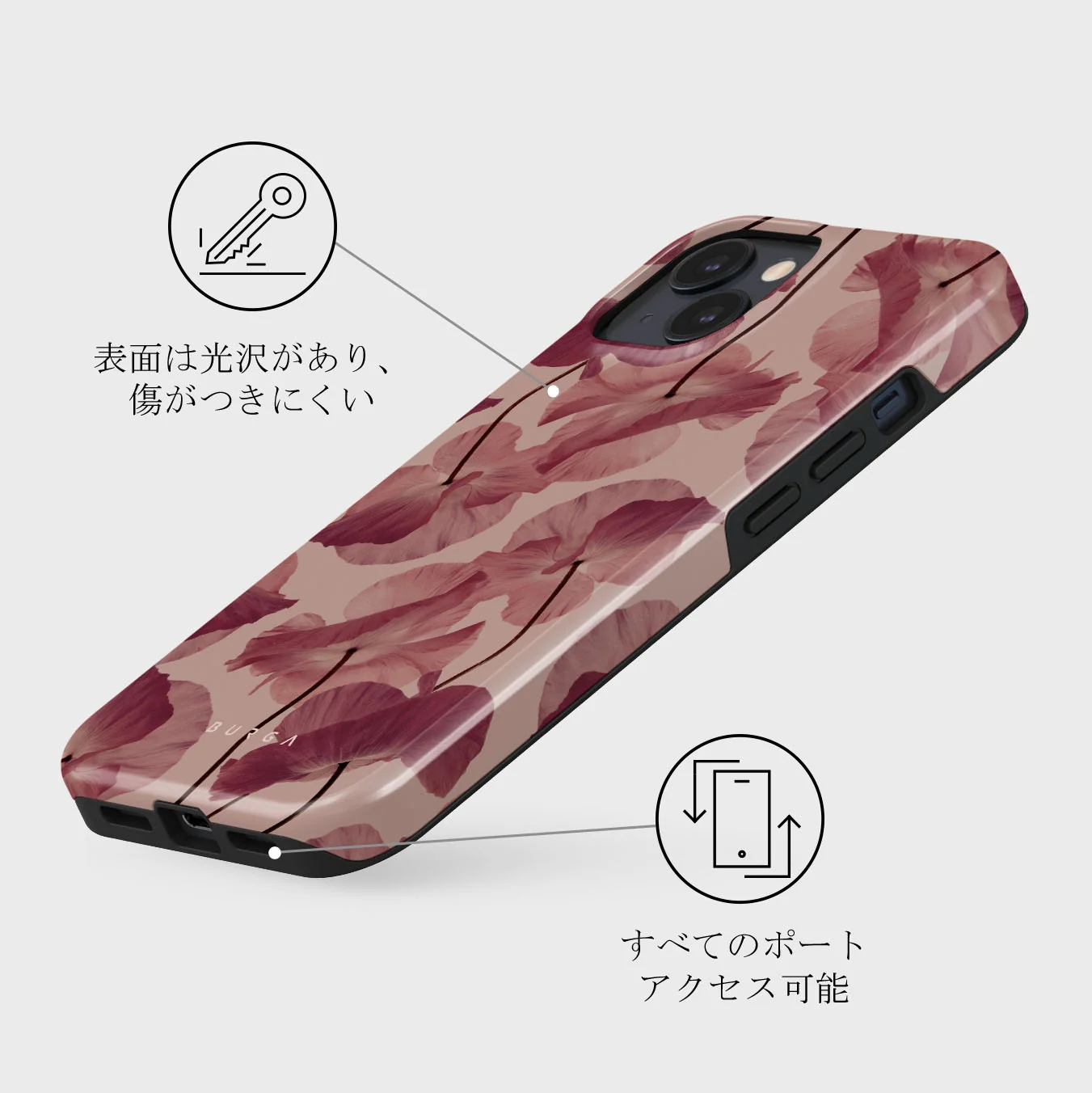 Tender Kiss - iPhone 13 ケース