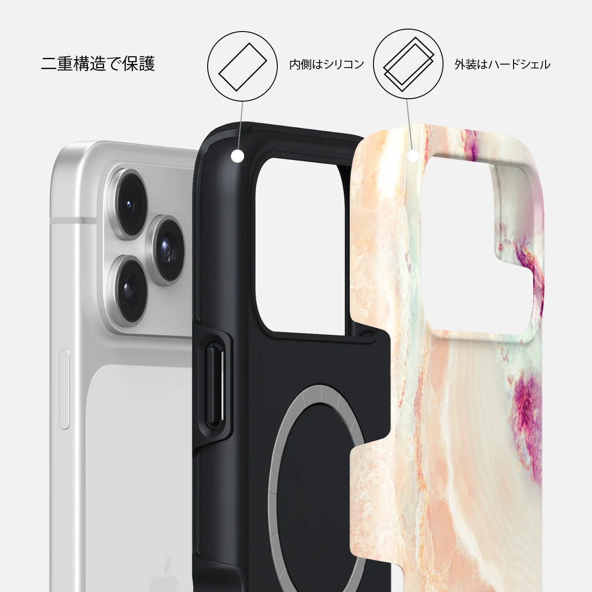 Berry Sorbet - iPhone 17 Pro Max ケース