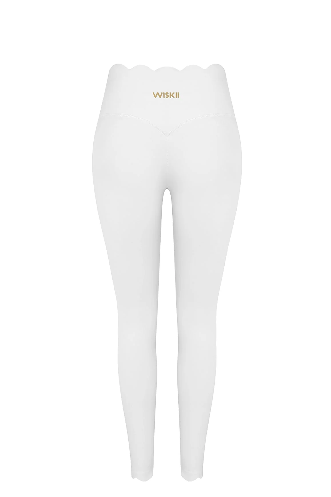 High-Waist Scallop Scrunch Legging