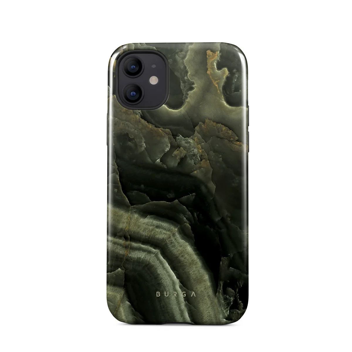 Misty Forest - Green Marble iPhone 12 Mini ケース