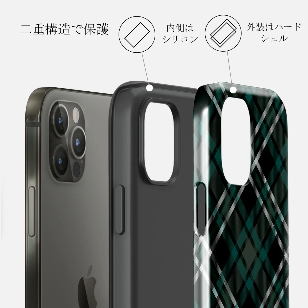 Mint Cookie - iPhone 12 Pro ケース