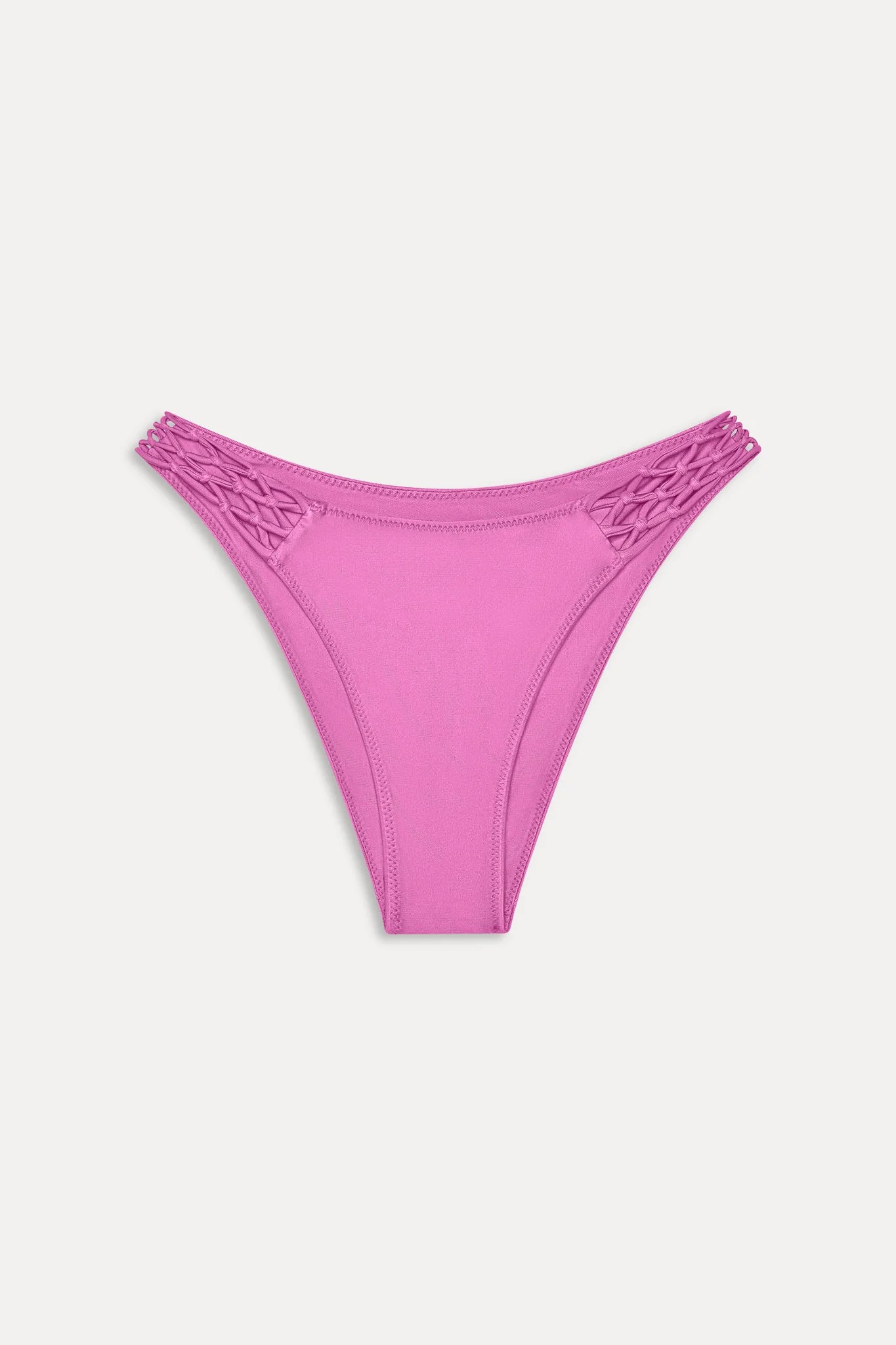 Dove Satin Bikini Bottom - Capri Pink
