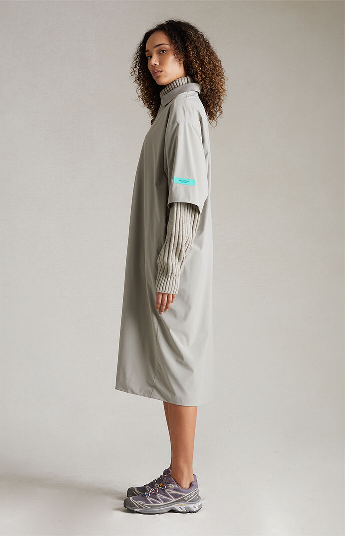 Fear of God ESSENTIALS Women's Seal Full Zip Polo Dress