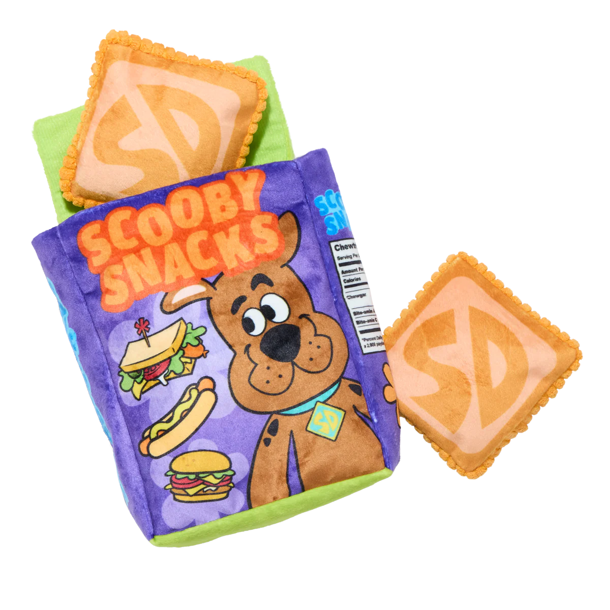 Squeakin' Scooby Snacks™ Plush Multi-Part Enrichment Dog Toy