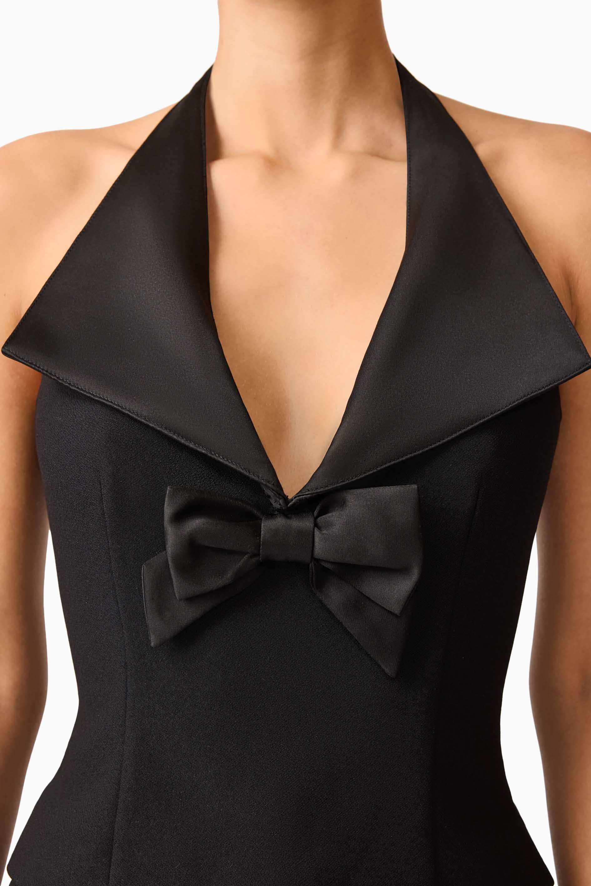 Ruby Halter Top in Black