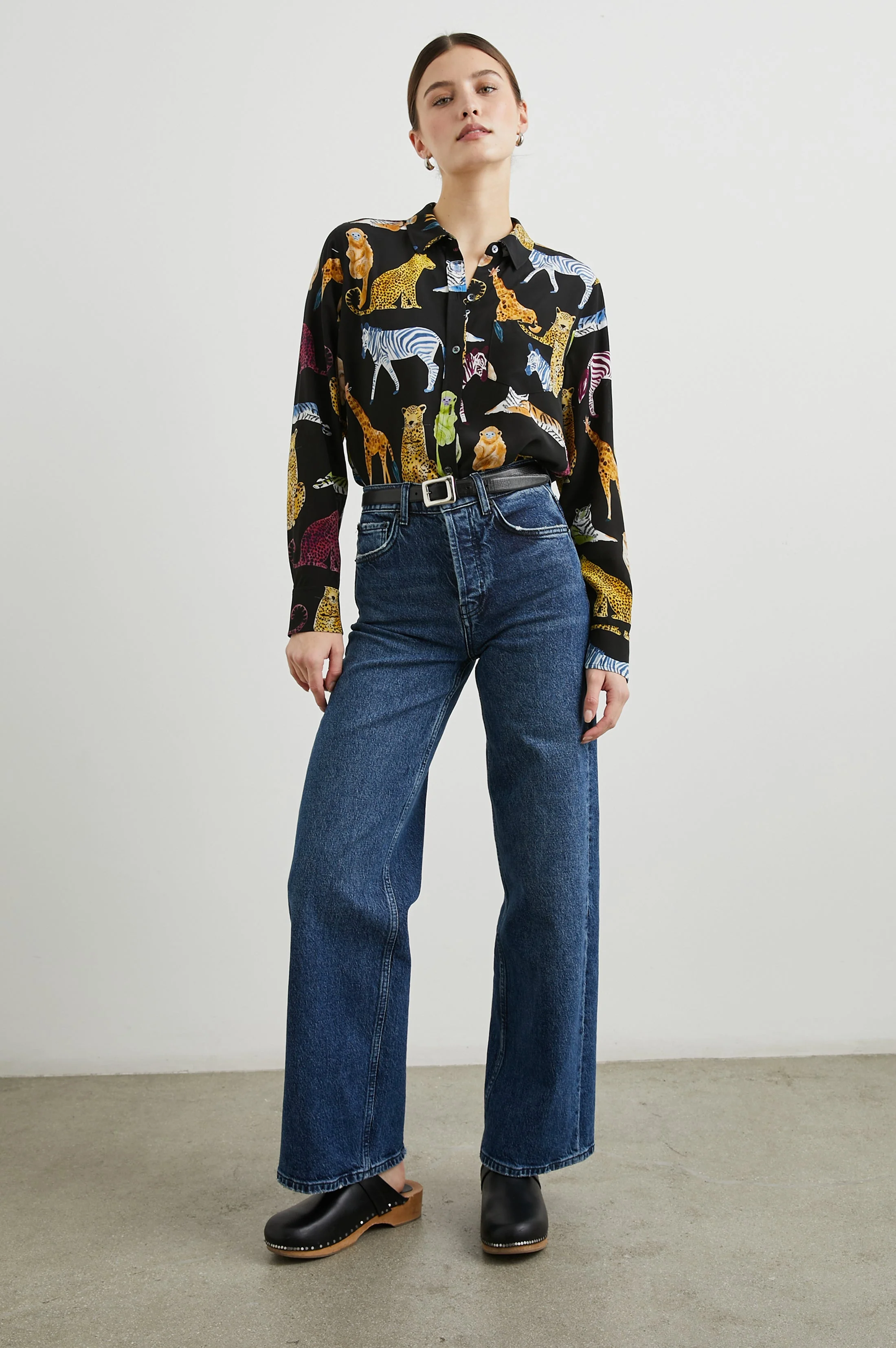 Kate Shirt - Illustrated Animals
