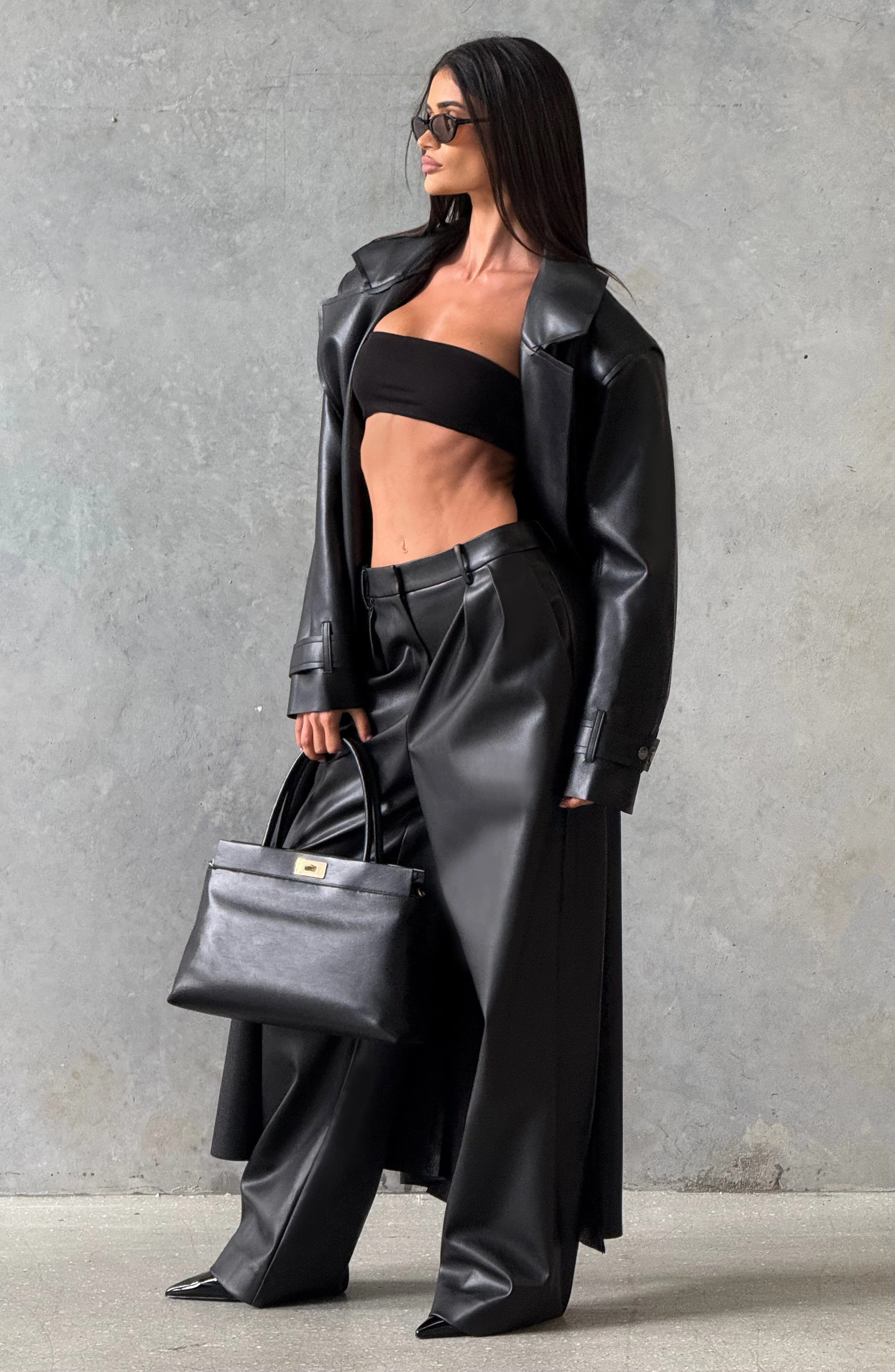 Bridget Trench Coat - Black