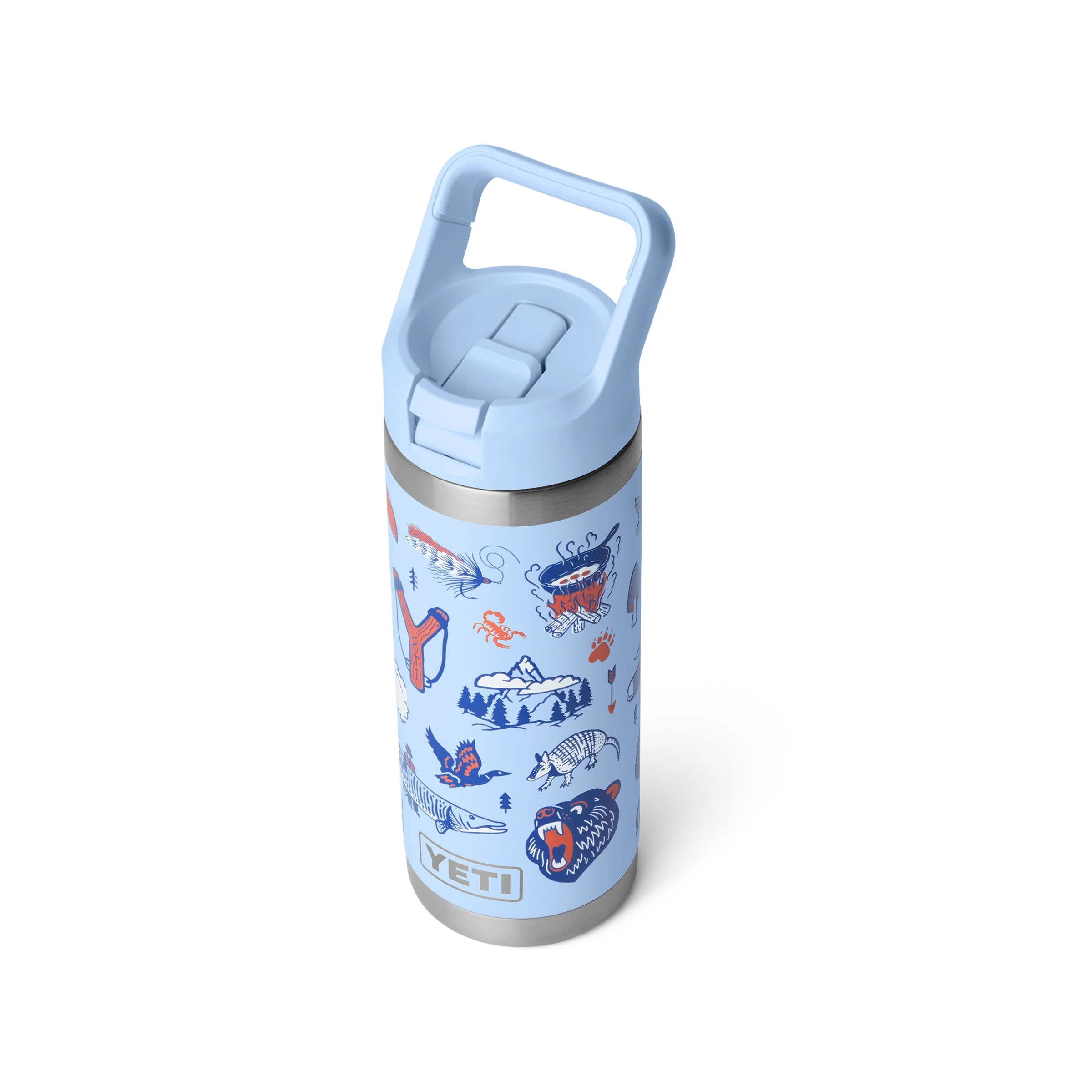 YETI Big Sky Summer Camp Rambler 18oz Straw Bottle - luluinthesky