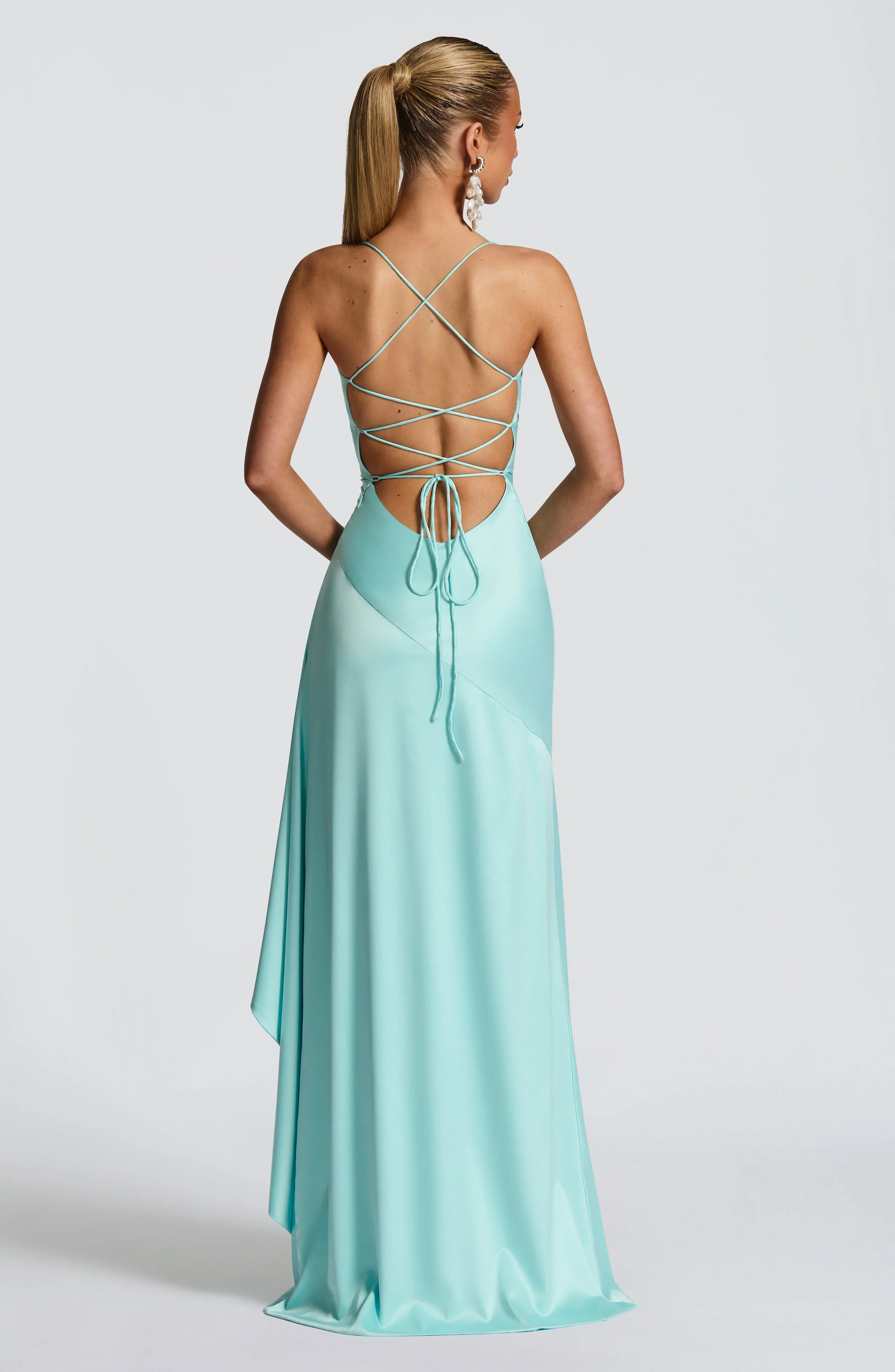 Samira Maxi Dress - Aqua