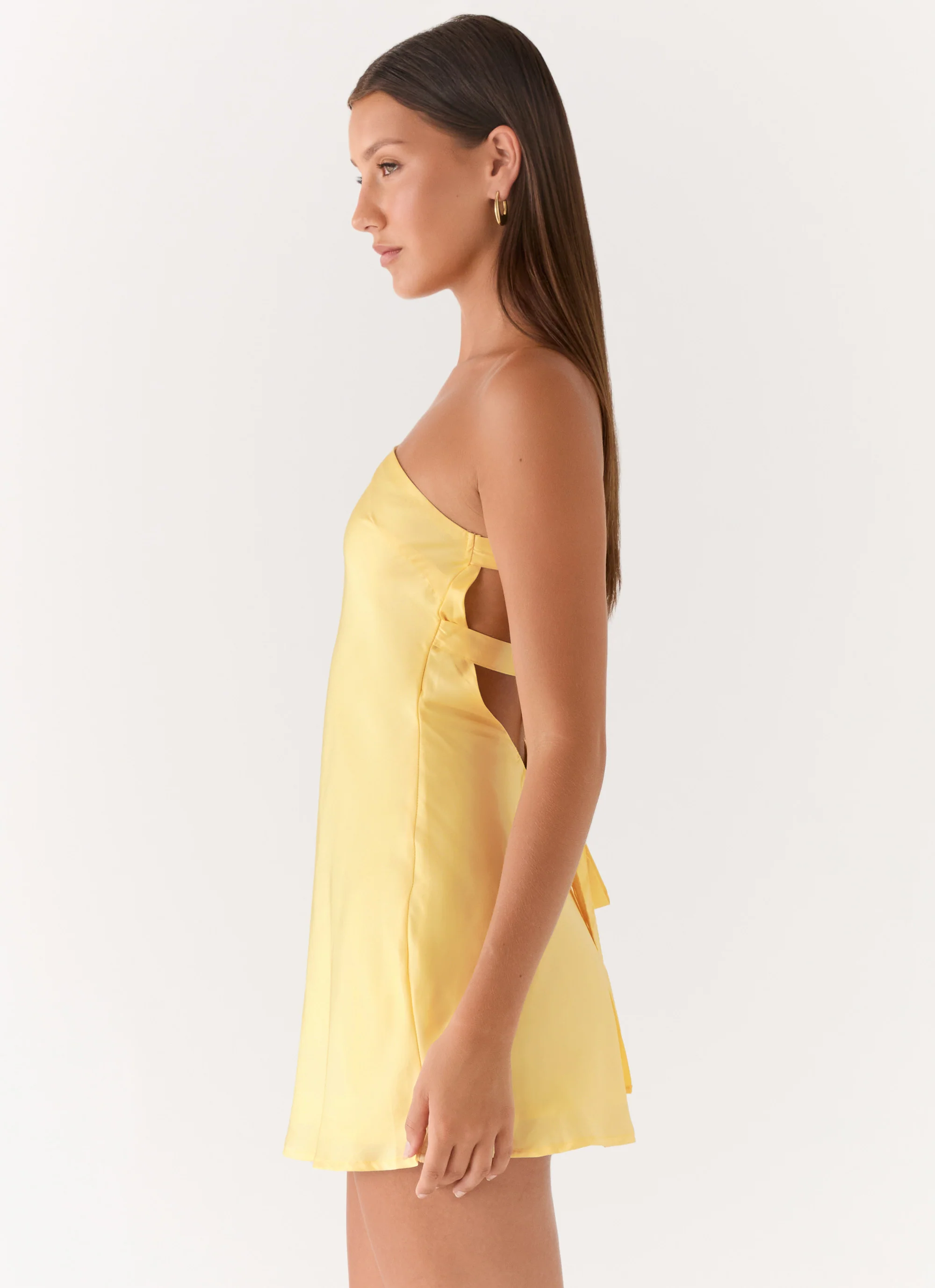 Lights Out Mini Dress - Yellow - luluinthesky