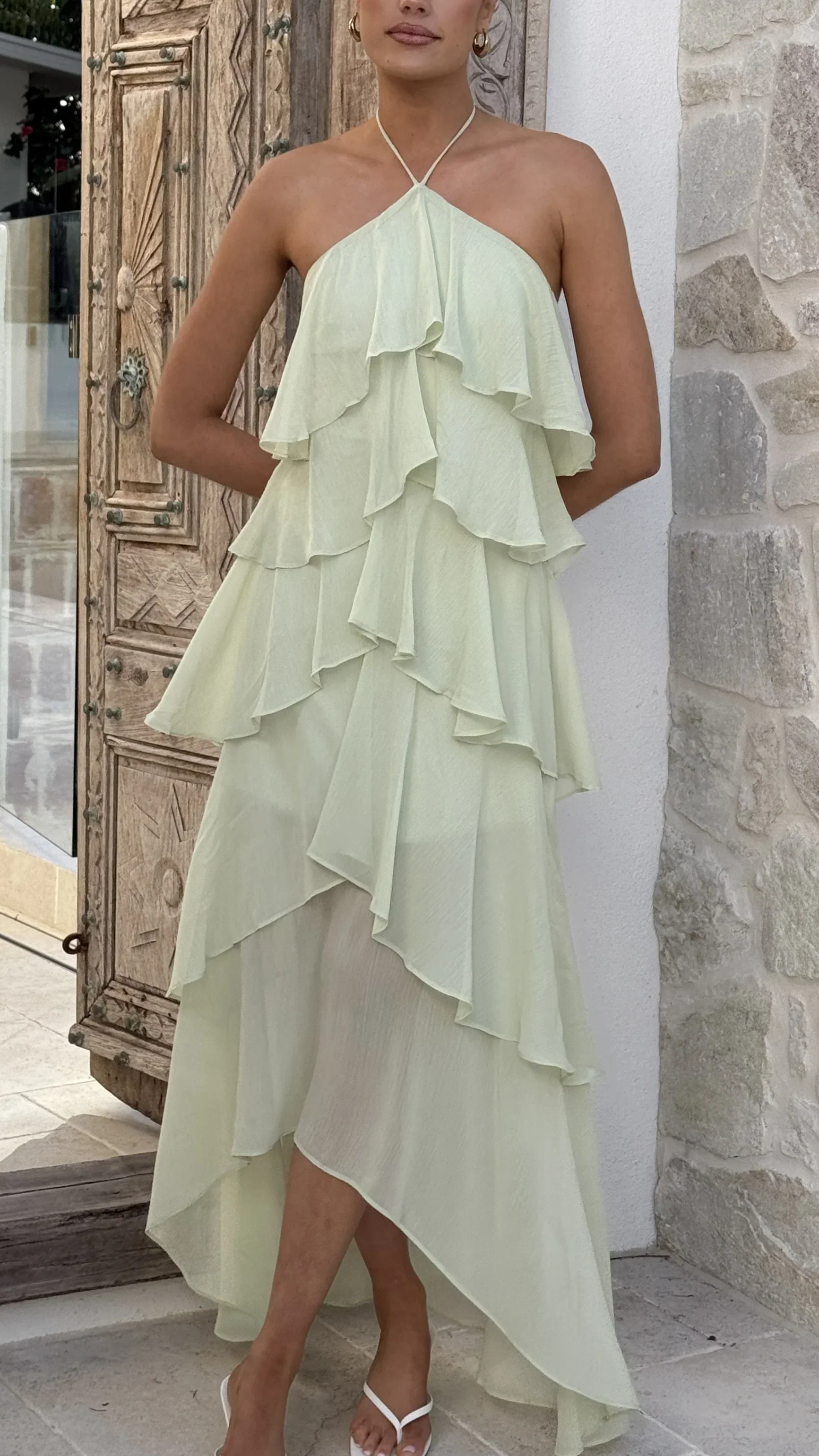 Soho Maxi Dress - Sage - luluinthesky