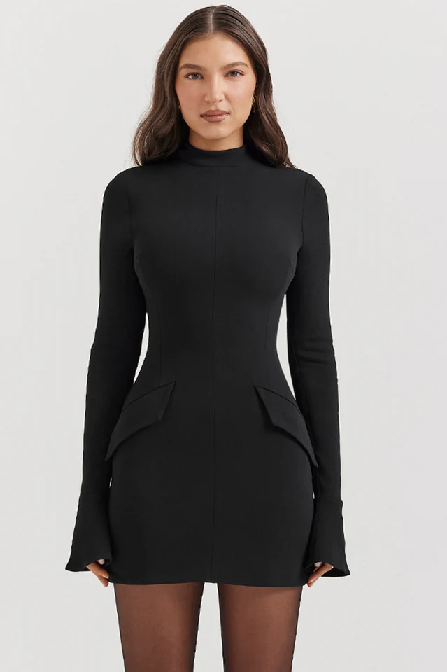 Mahalia Navy Mini Dress