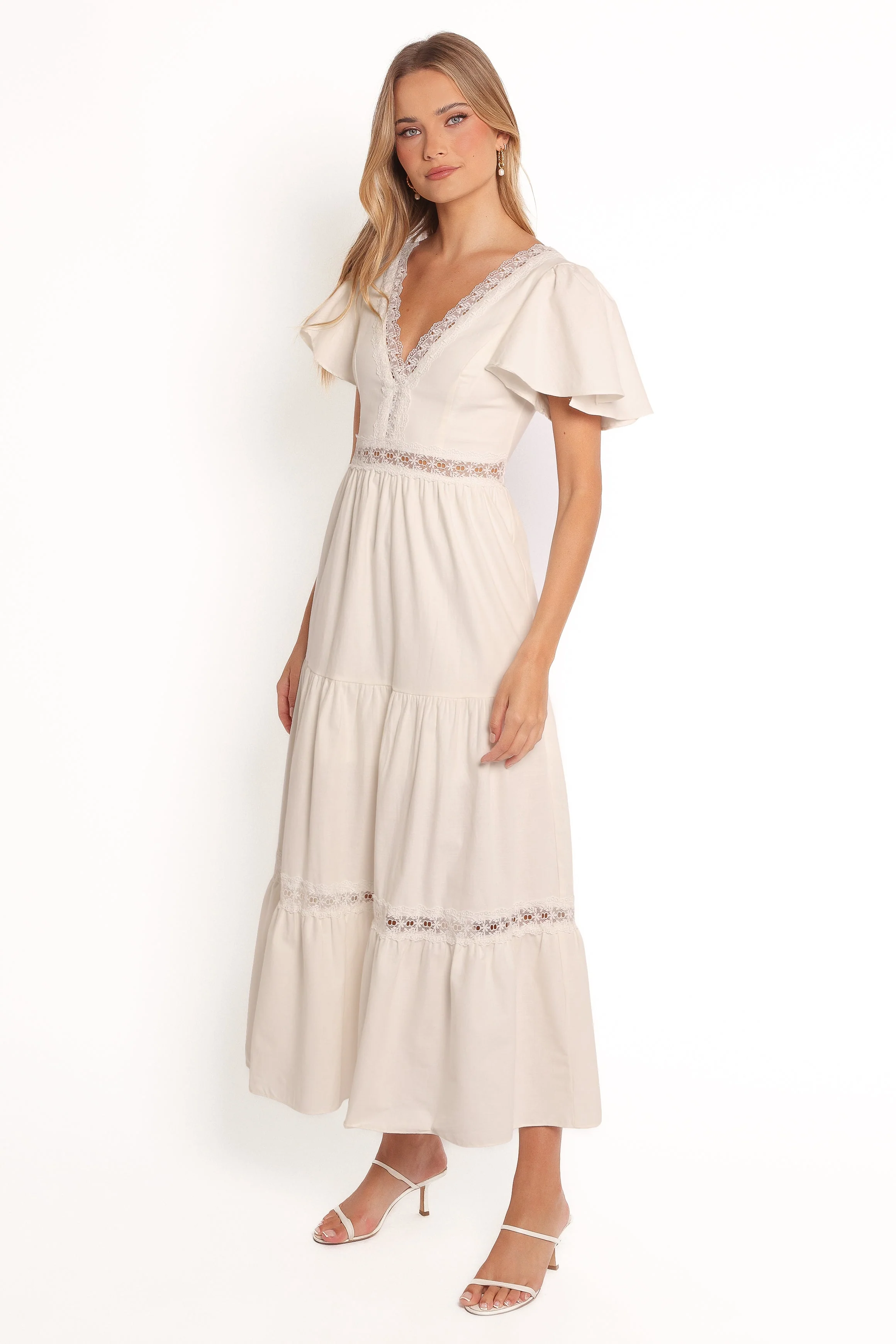 Minny Maxi Dress - Cream
