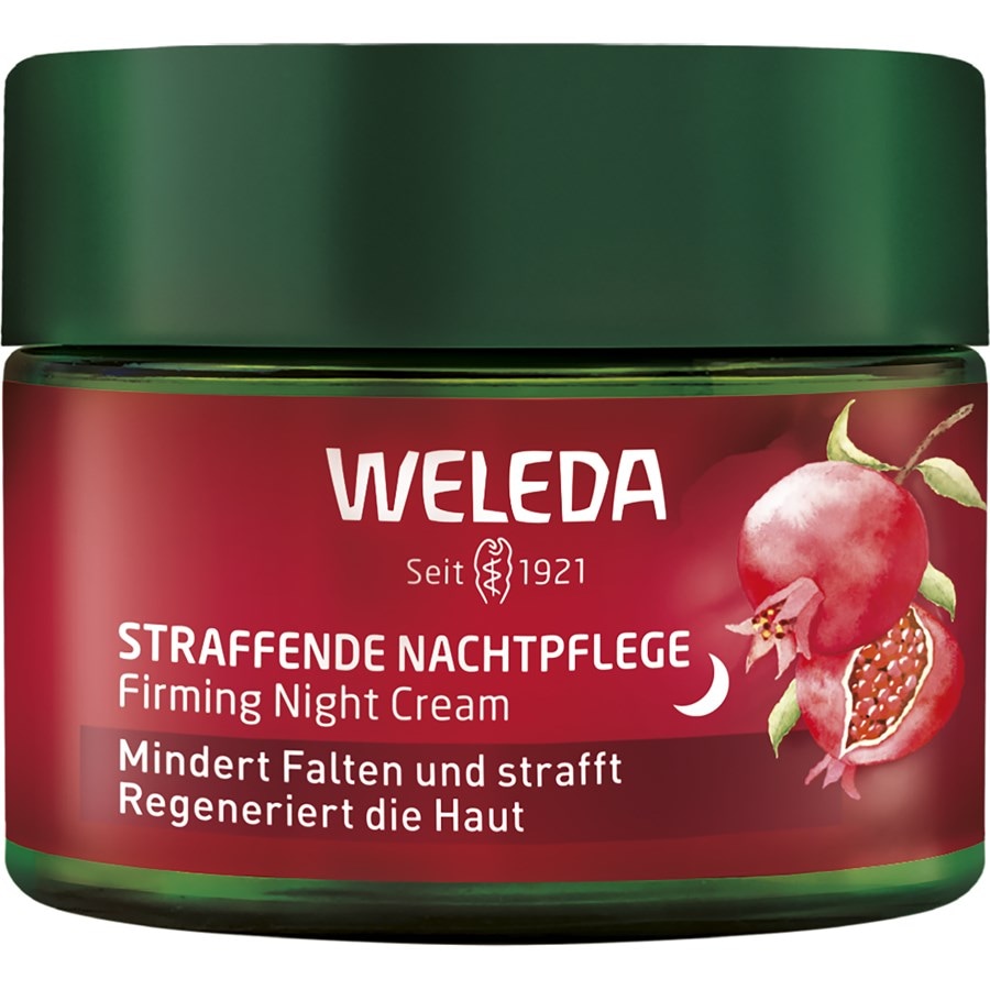 WELEDA Night Care Ujędrniająca pielęgnacja na noc z granatem i peptydami maca