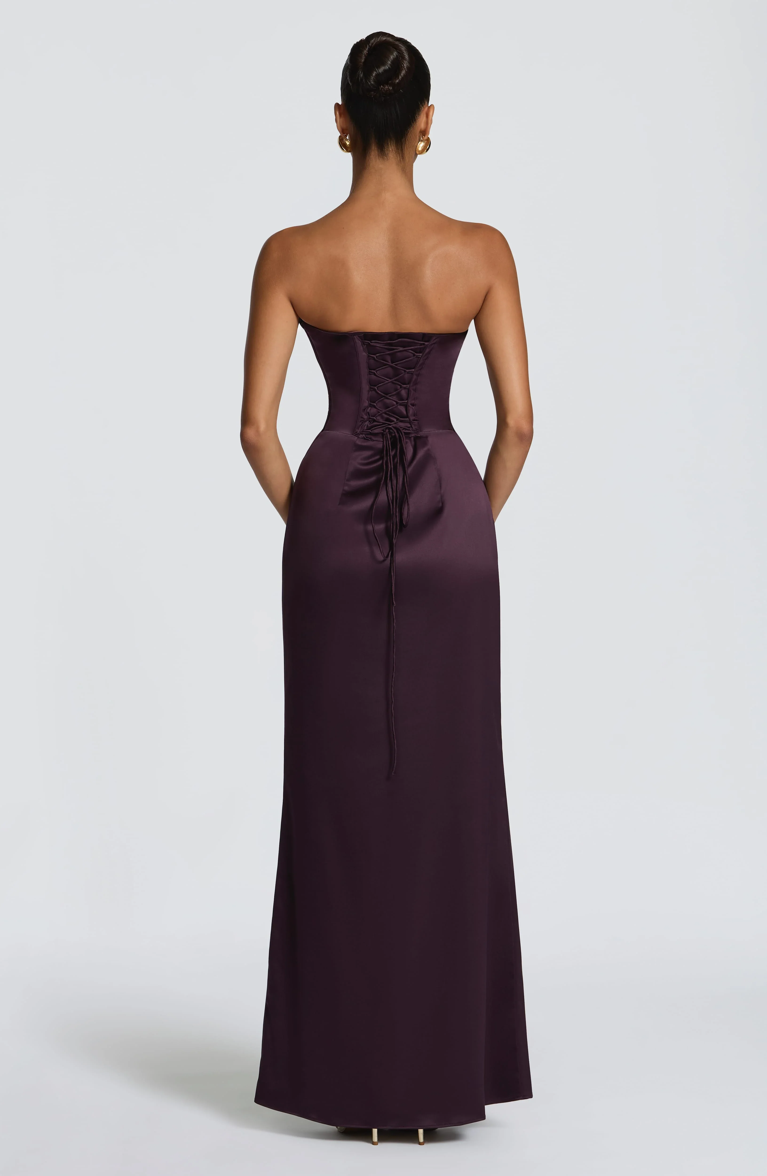 Vessa Maxi Dress - Plum