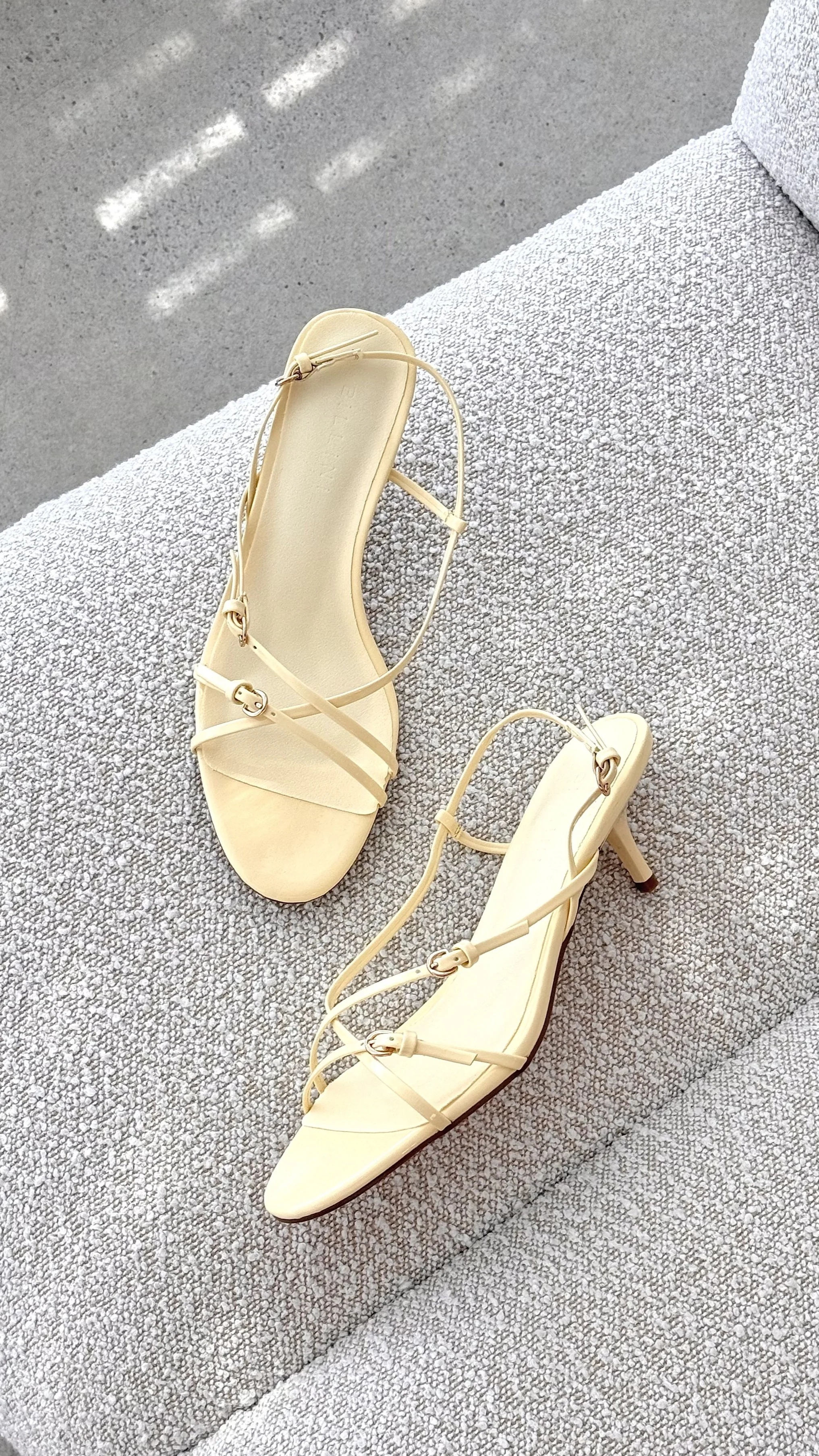 Flossie Heel - Yellow