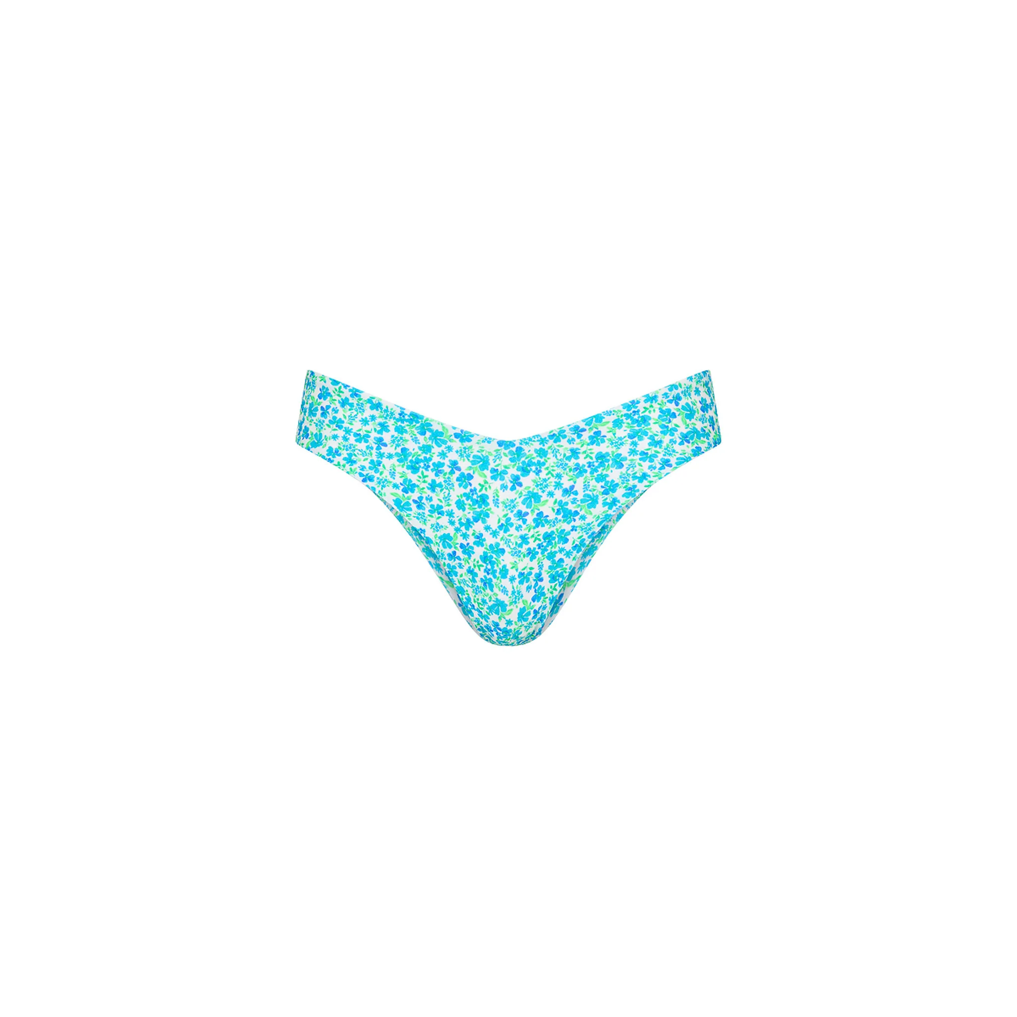 Cheeky V Bikini Bottom - Ocean Aura