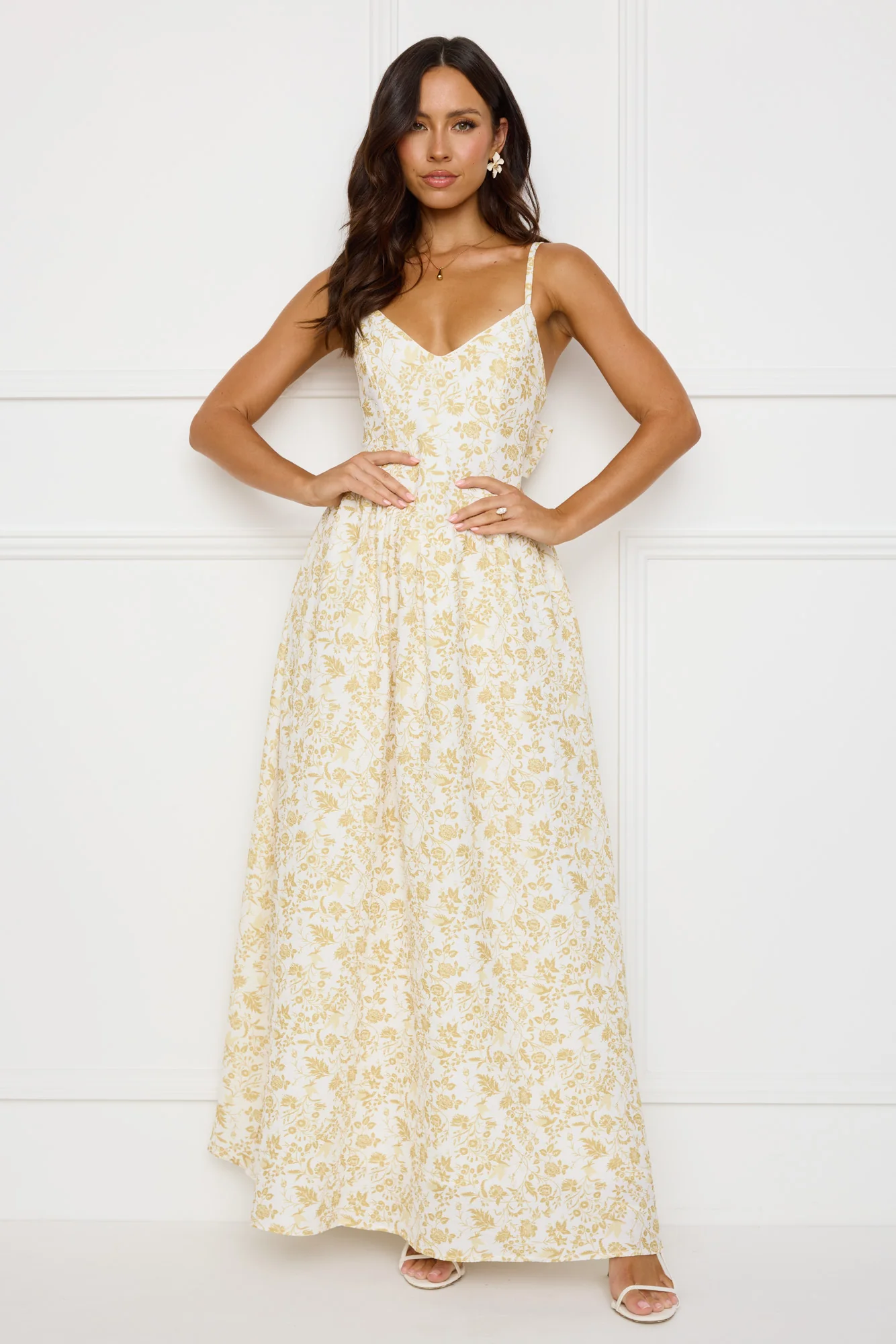 Waking Sun Maxi Dress Yellow