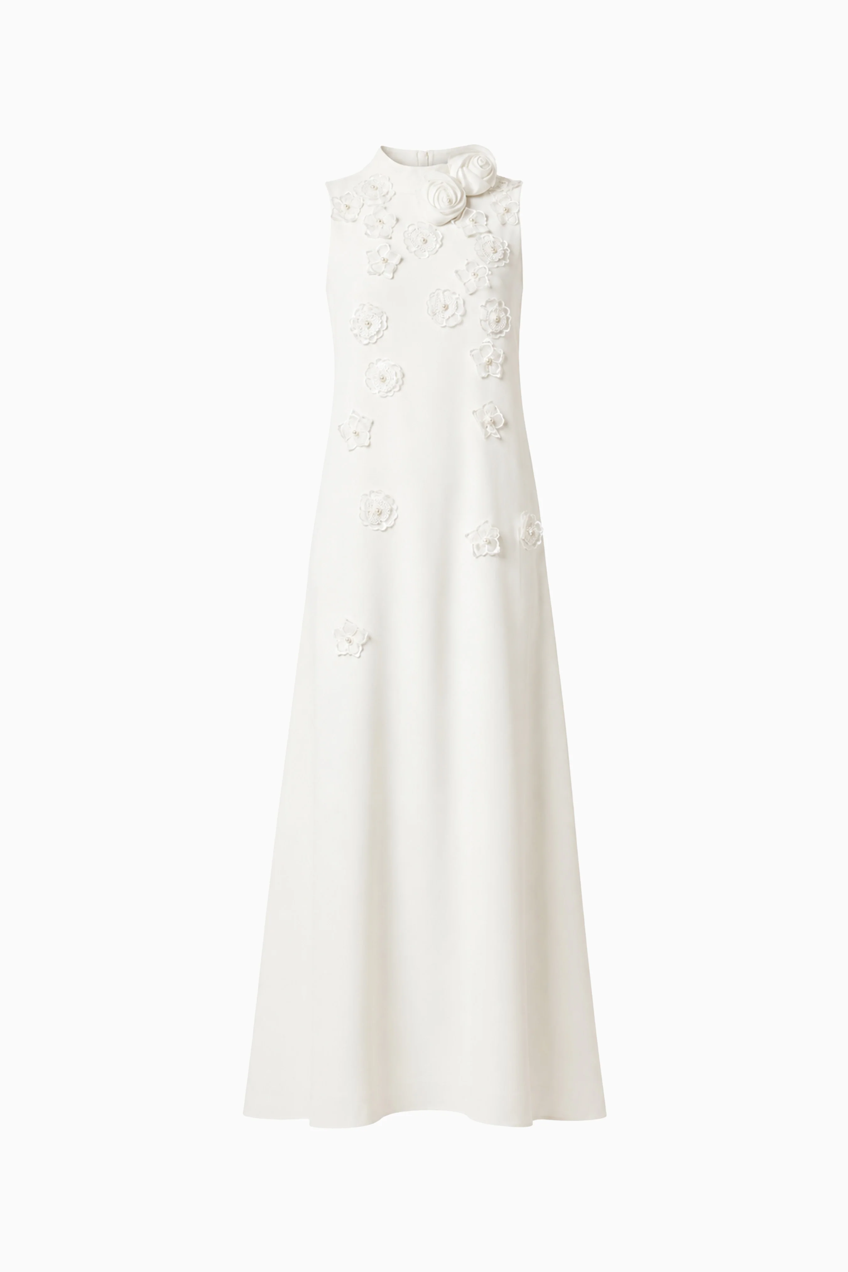 Lilydale 3D Maxi Dress In White