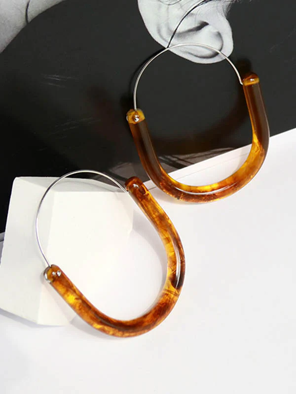 Geometric Drop Earrings
