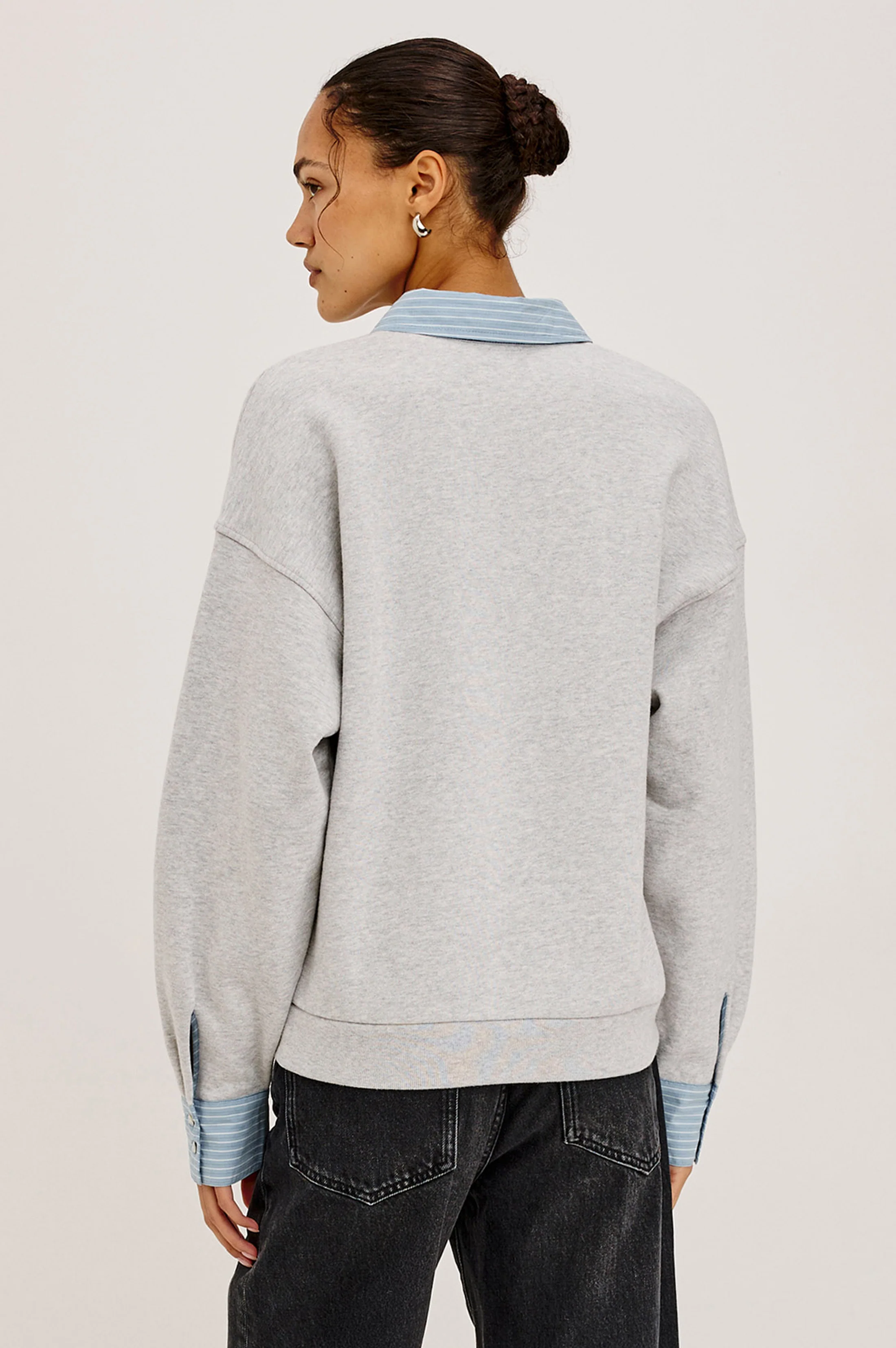 Zavier Sweatshirt - Heather Grey