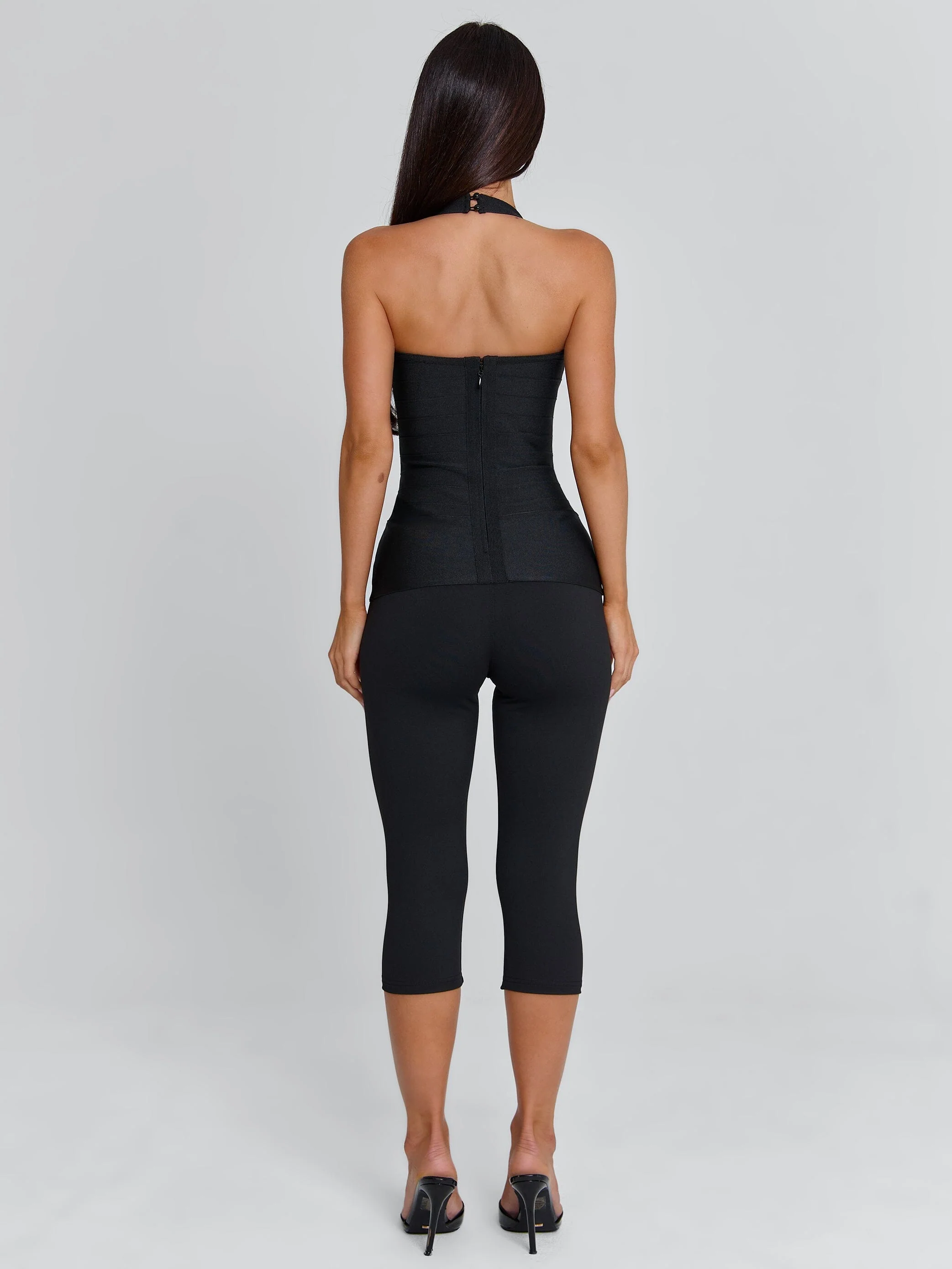 Karne Capri Jumpsuit Black