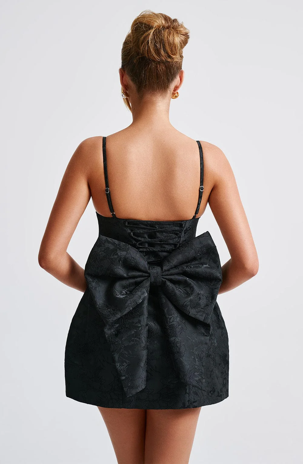 Zoella Mini Dress - Black - luluinthesky