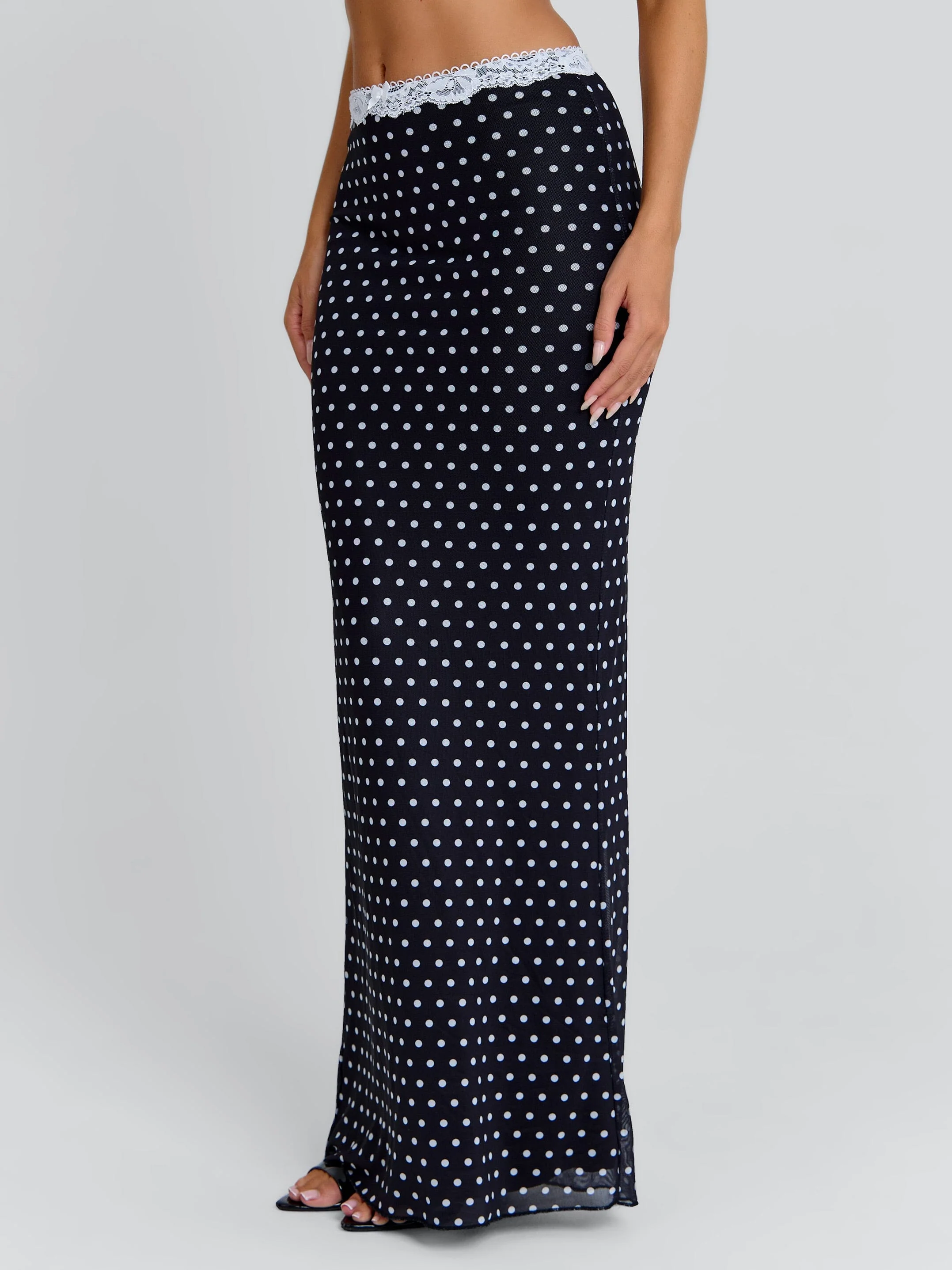 Cali Maxi Skirt Polka Dot