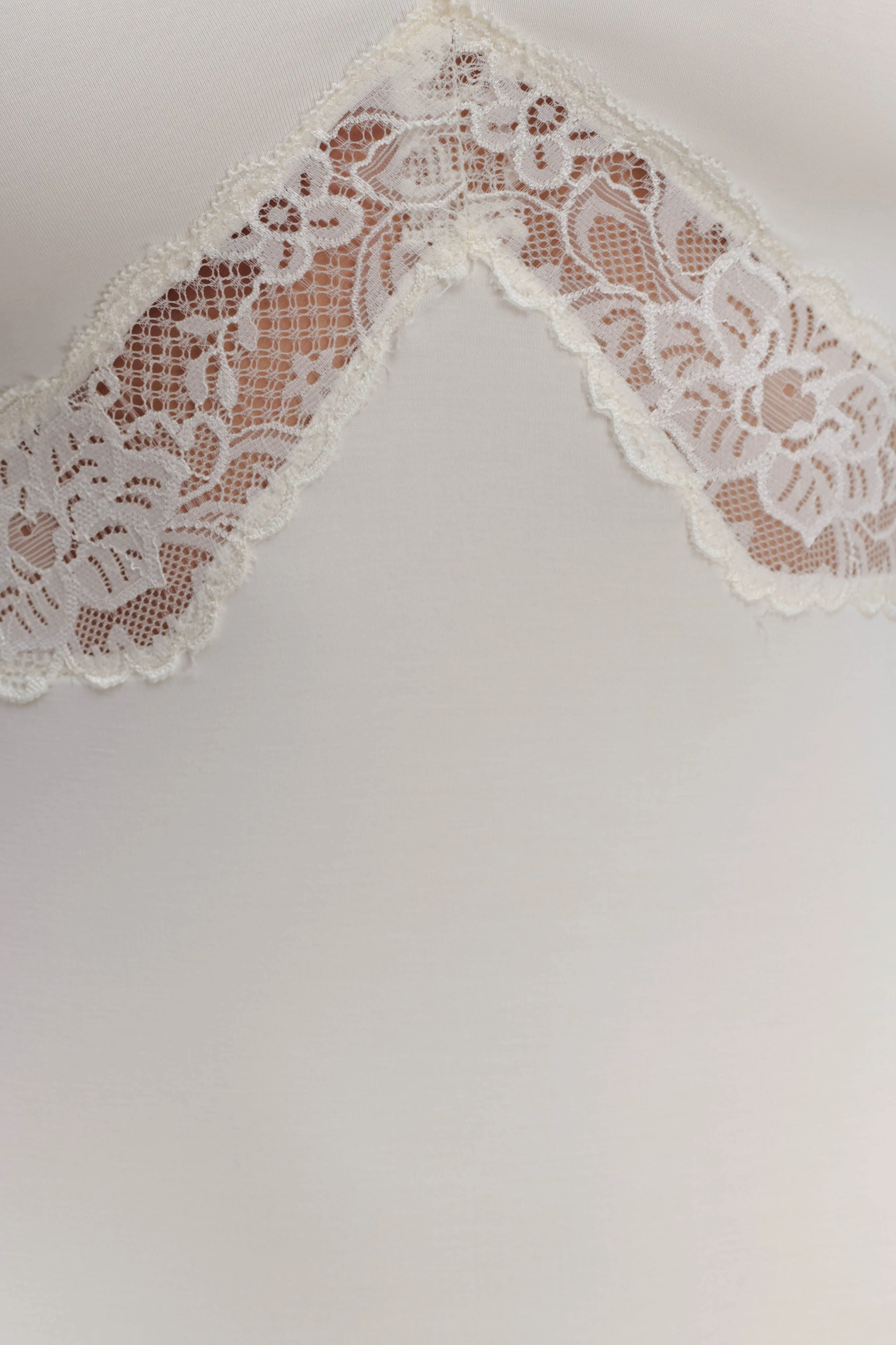 Electra Slinky Lace Mini Dress - Ivory