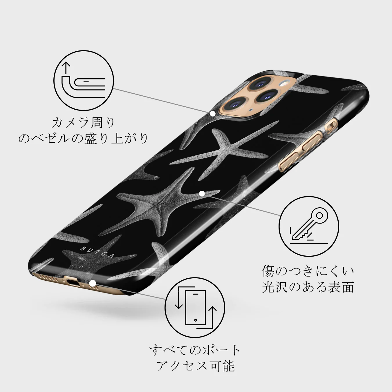 Midnight Ocean - iPhone 11 Pro Max ケース