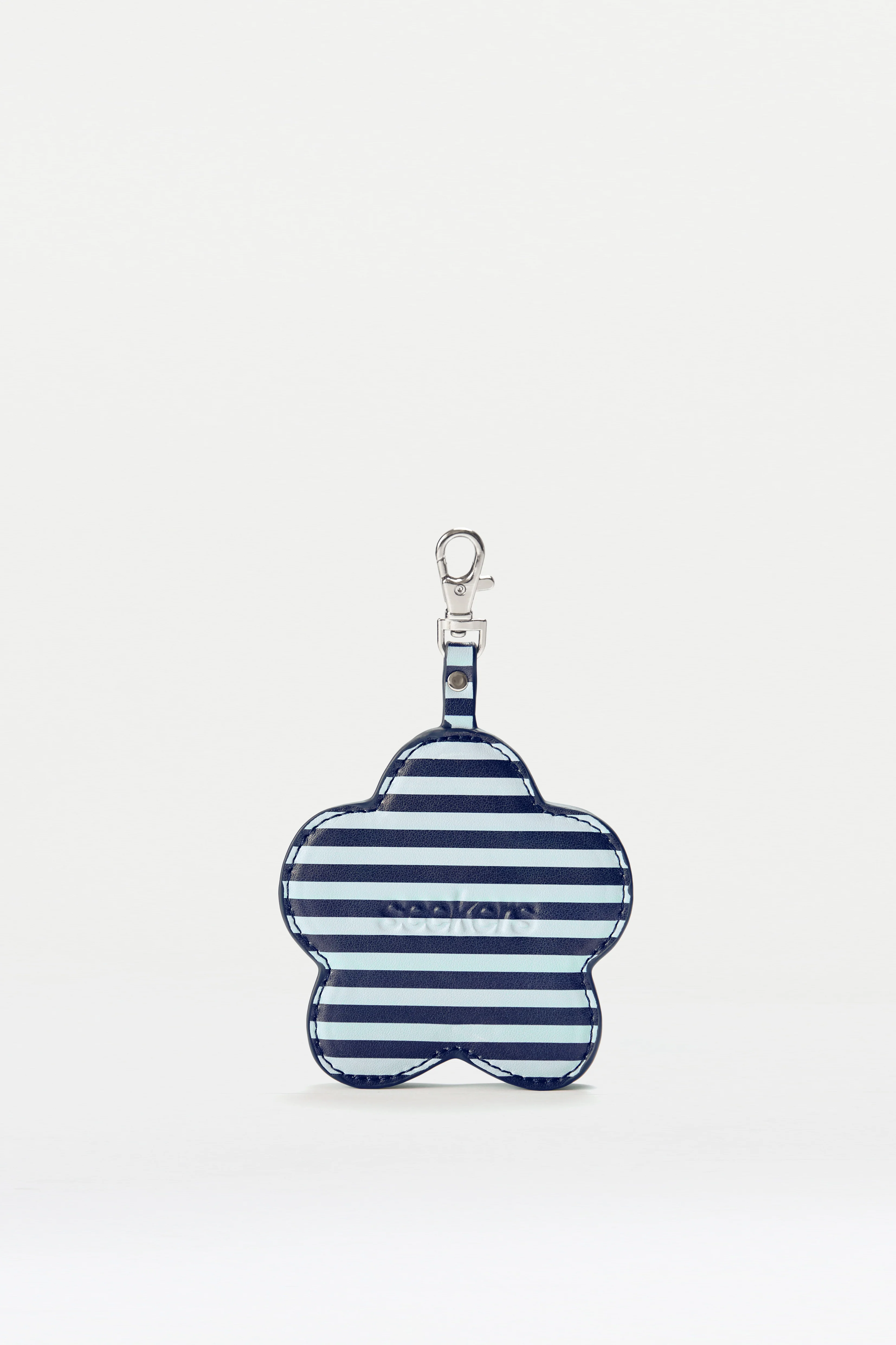 Jasper Mirror Keychain in Blue