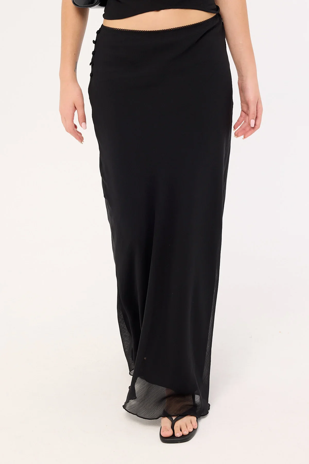 Perfect Stranger Rudi Maxi Skirt Black