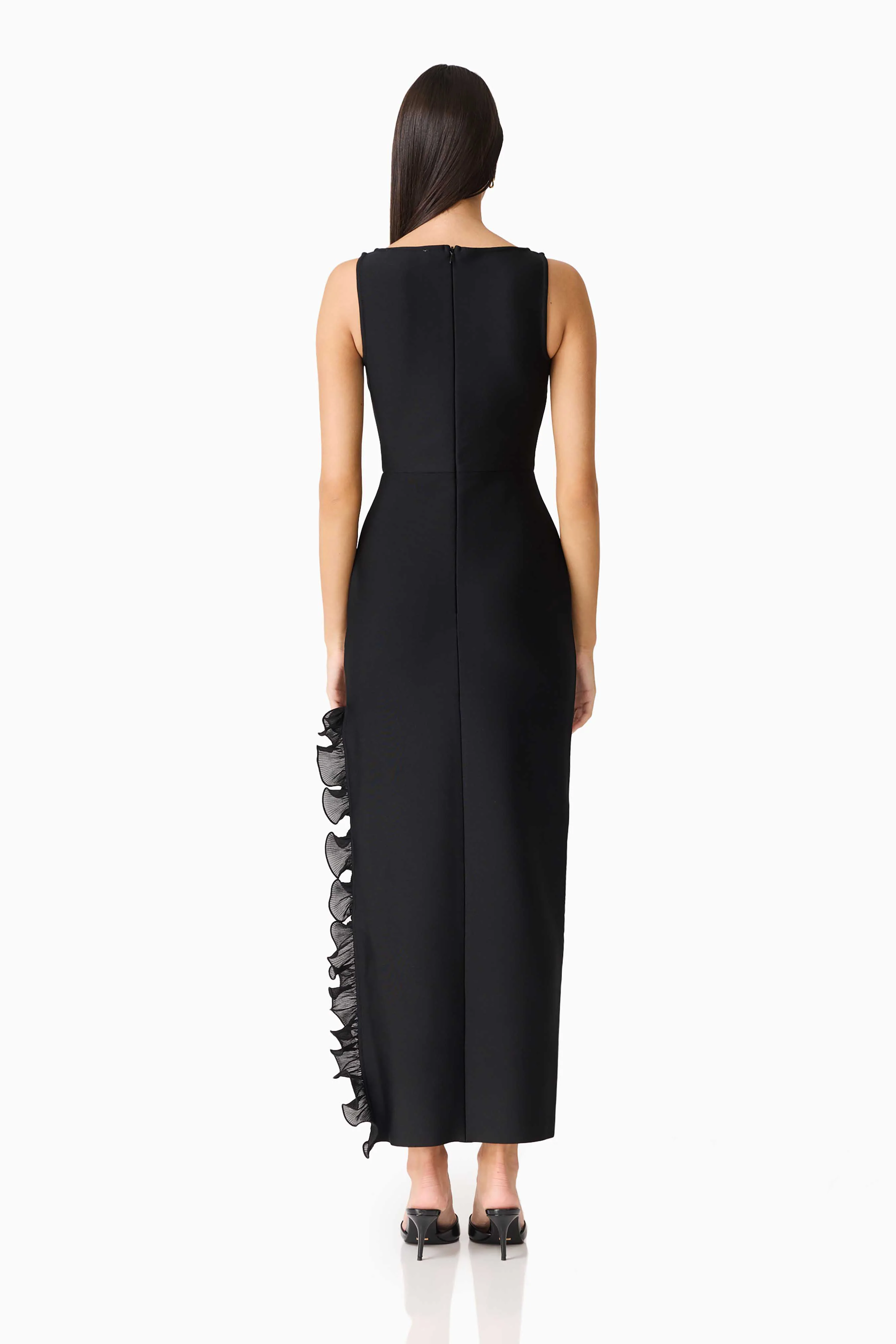 CURAAE Catiana Maxi Dress in Black