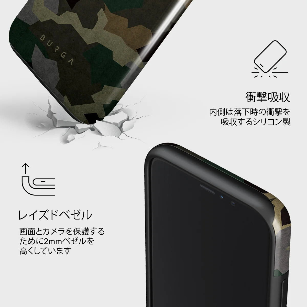 Tropical Green Camo - iPhone 11 Pro Max ケース