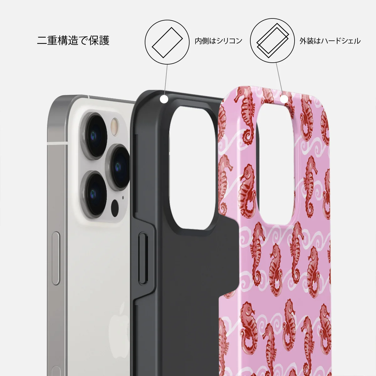 Coral Reef - iPhone 14 Pro ケース