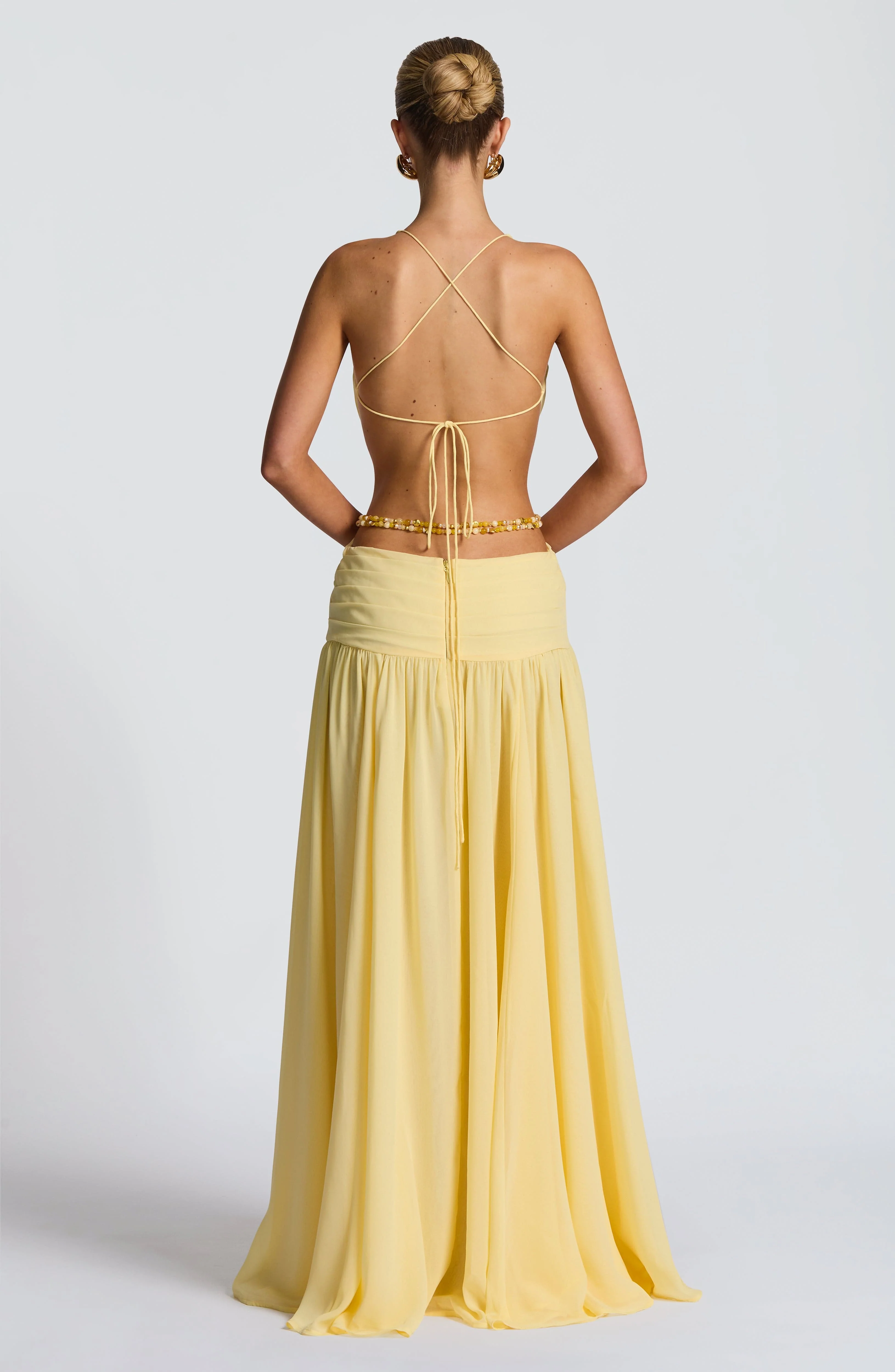 Indianna Maxi Dress - Lemon