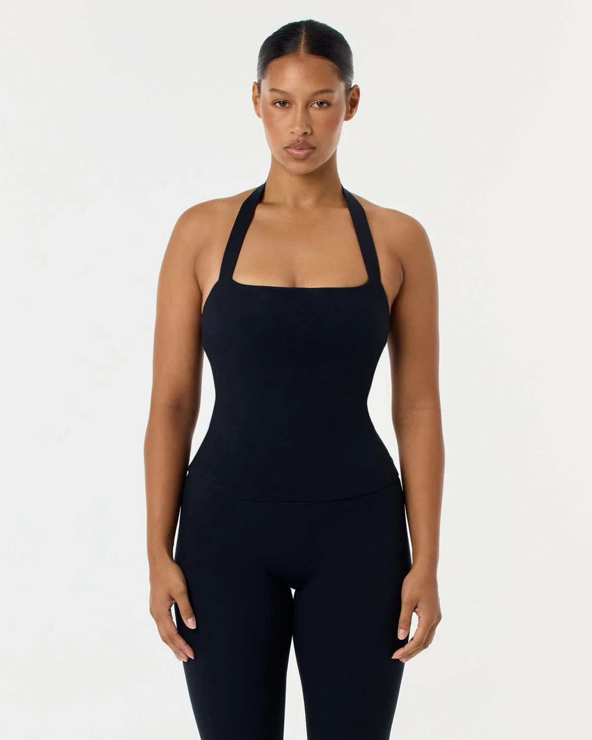 Serenity Halle Halter Tank | Black