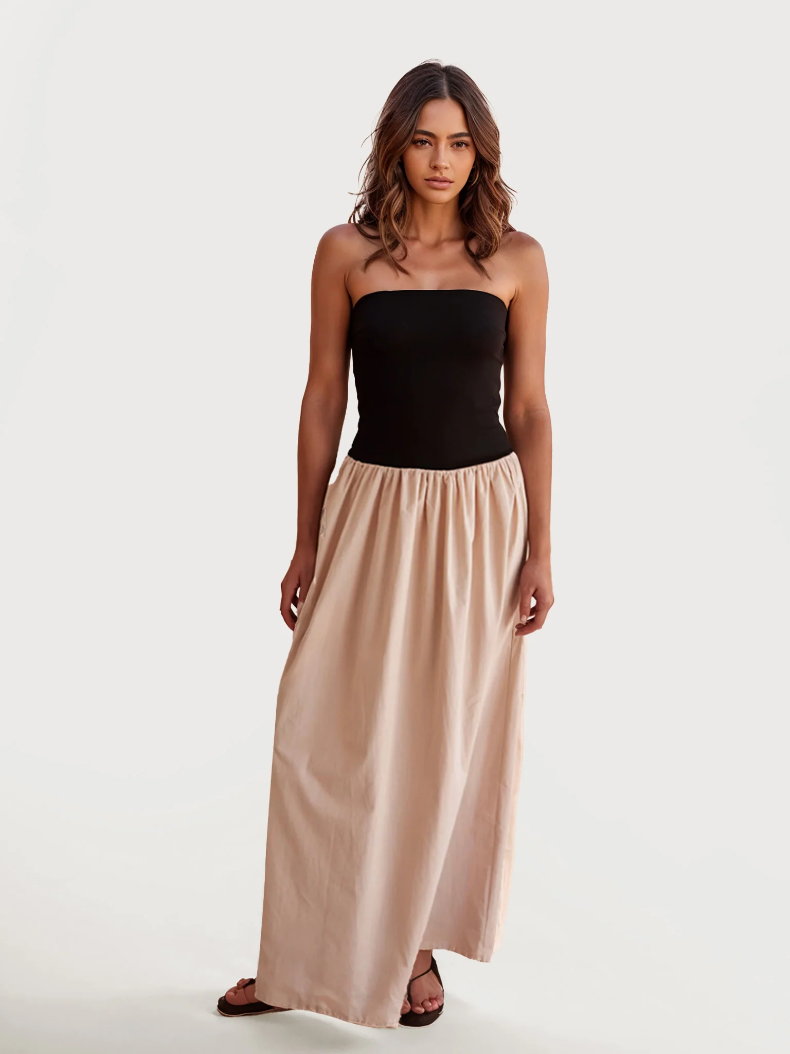 Strapless Maxi Dress