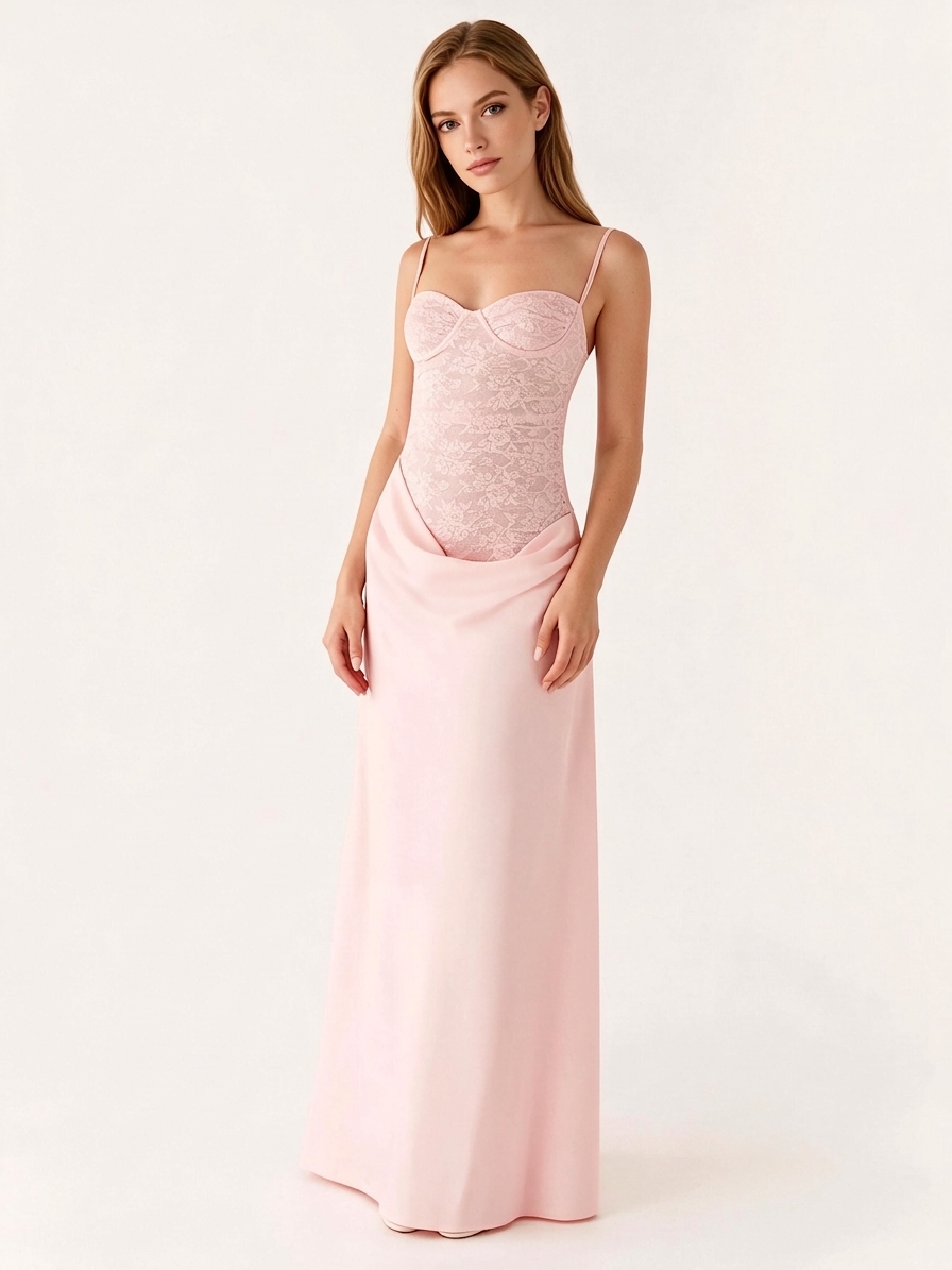 Romy Maxi Dress - Pink