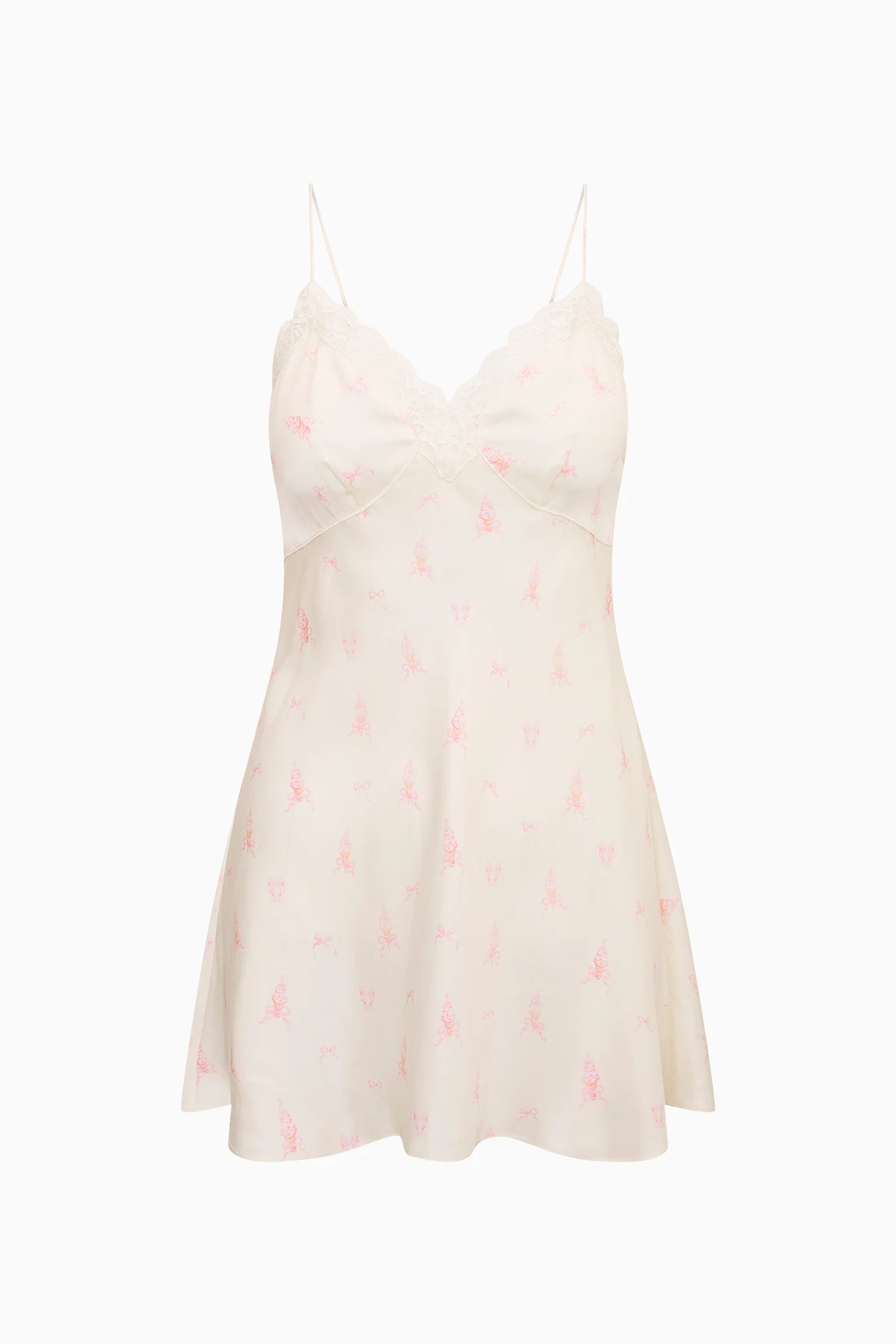 Vanilla Twirl Larinda Mini Slip Dress
