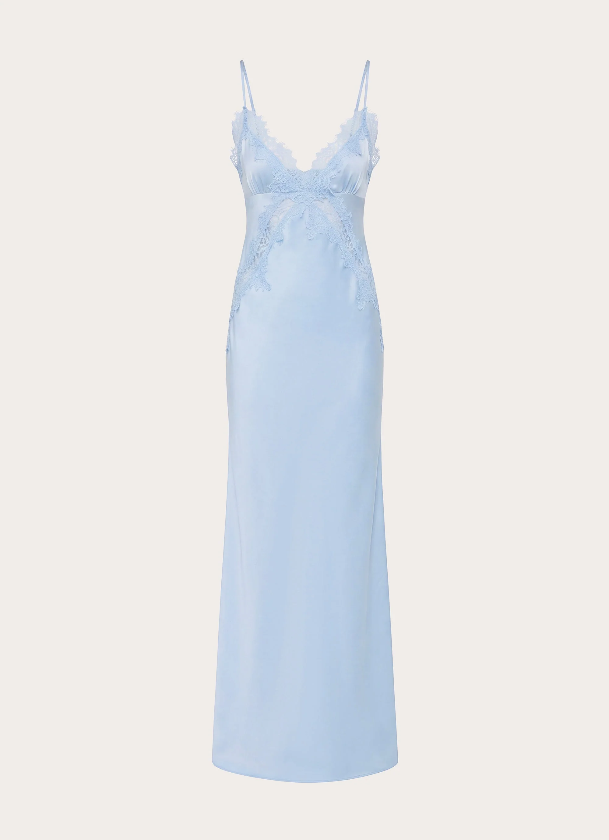 Winona Night Slip Dress - Blue - luluinthesky