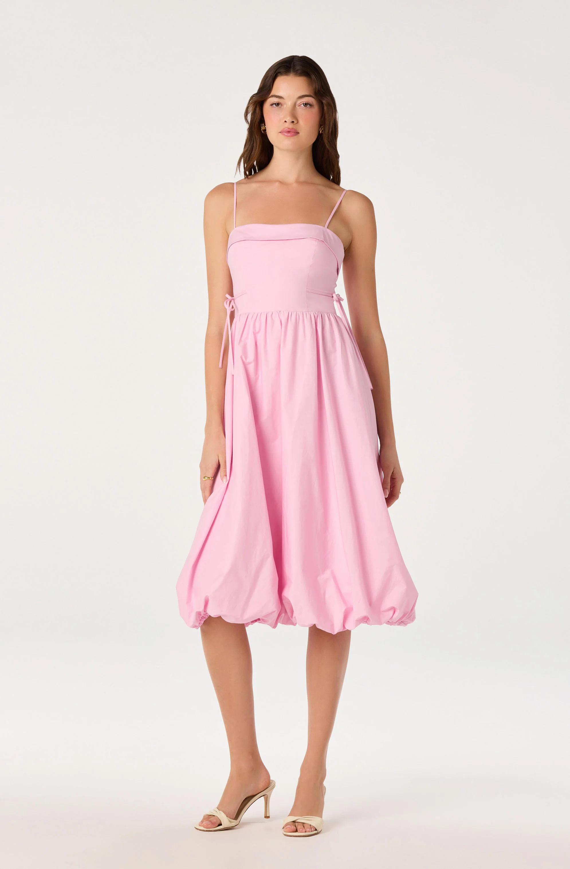 Dahlia Bubble Hem Midi Dress