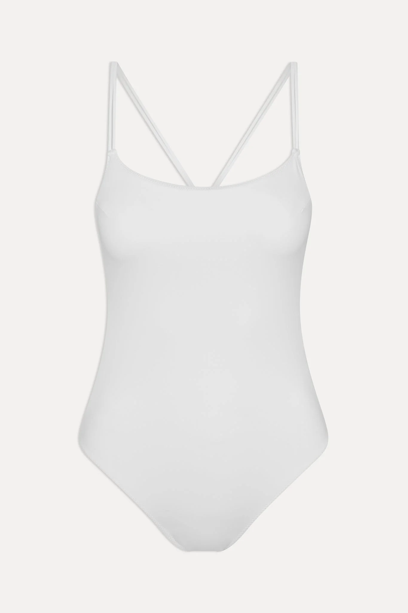 x JENNIE Lotus One Piece Swimsuit - Optic White
