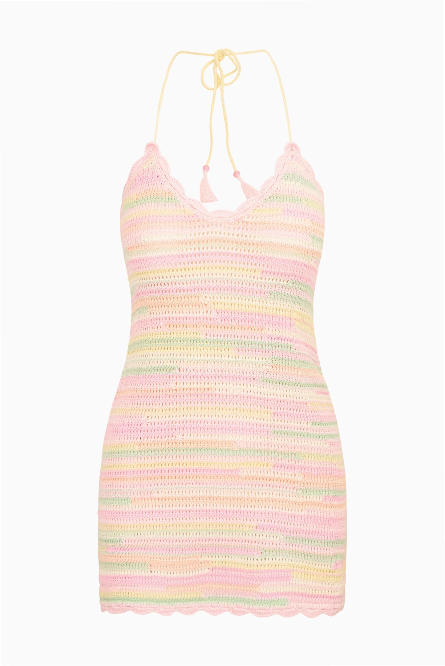 Zoa Cotton Crochet Mini Dress