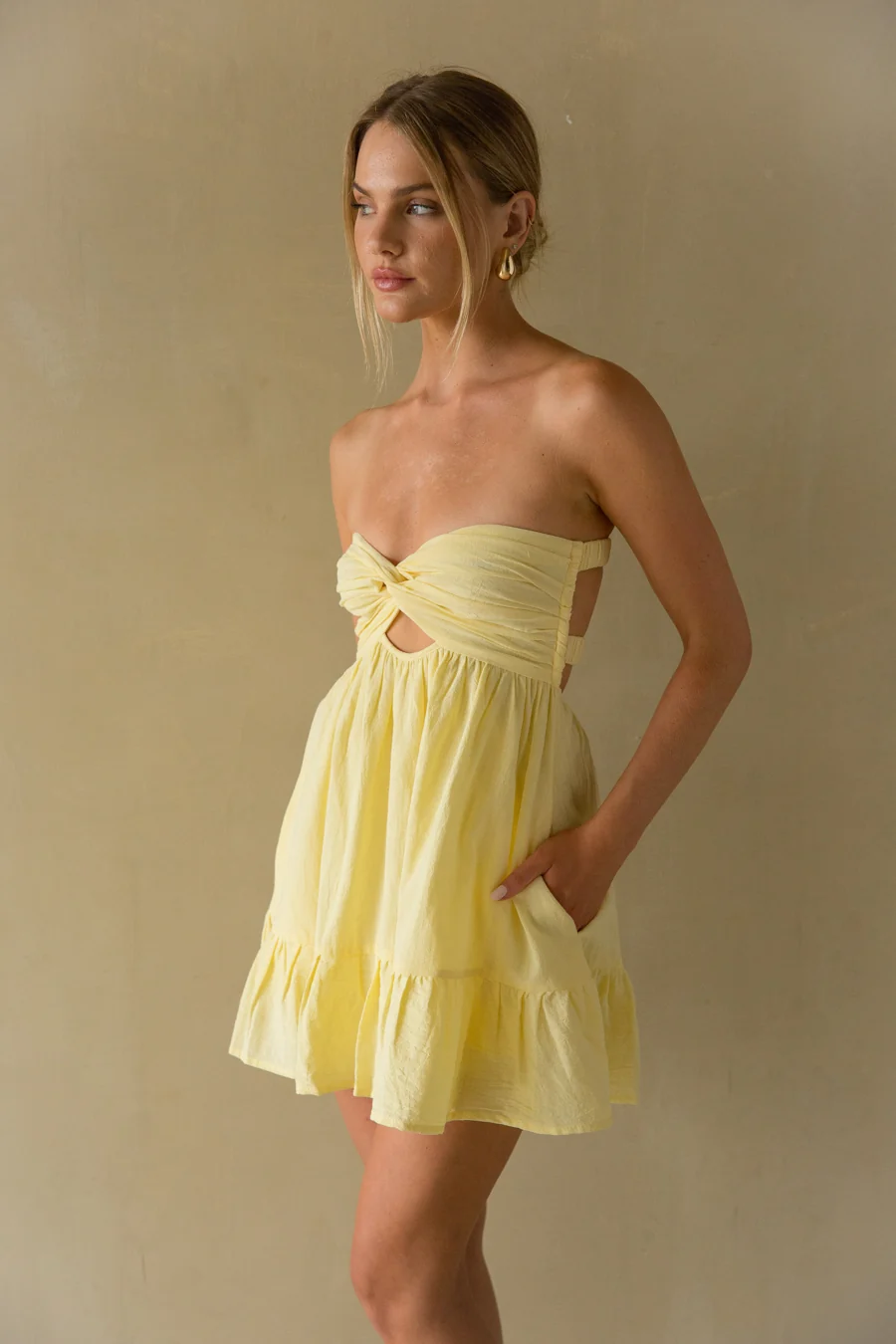 Savannah Twist Front Romper
